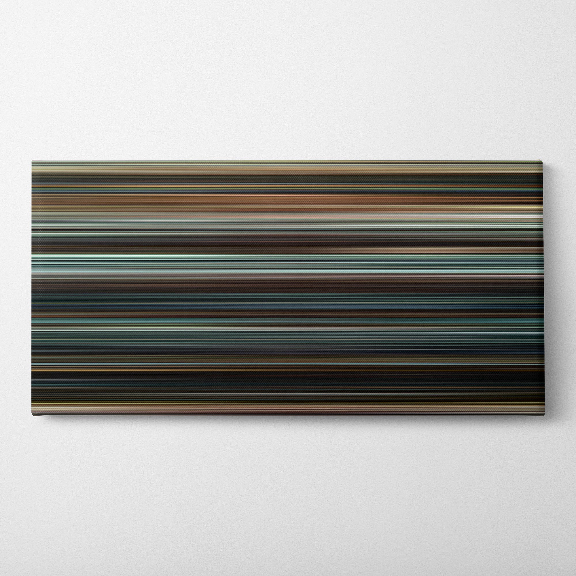 Taken (2008) CineSpectrum Color Spectrum Canvas Print - Horizontal on Wall