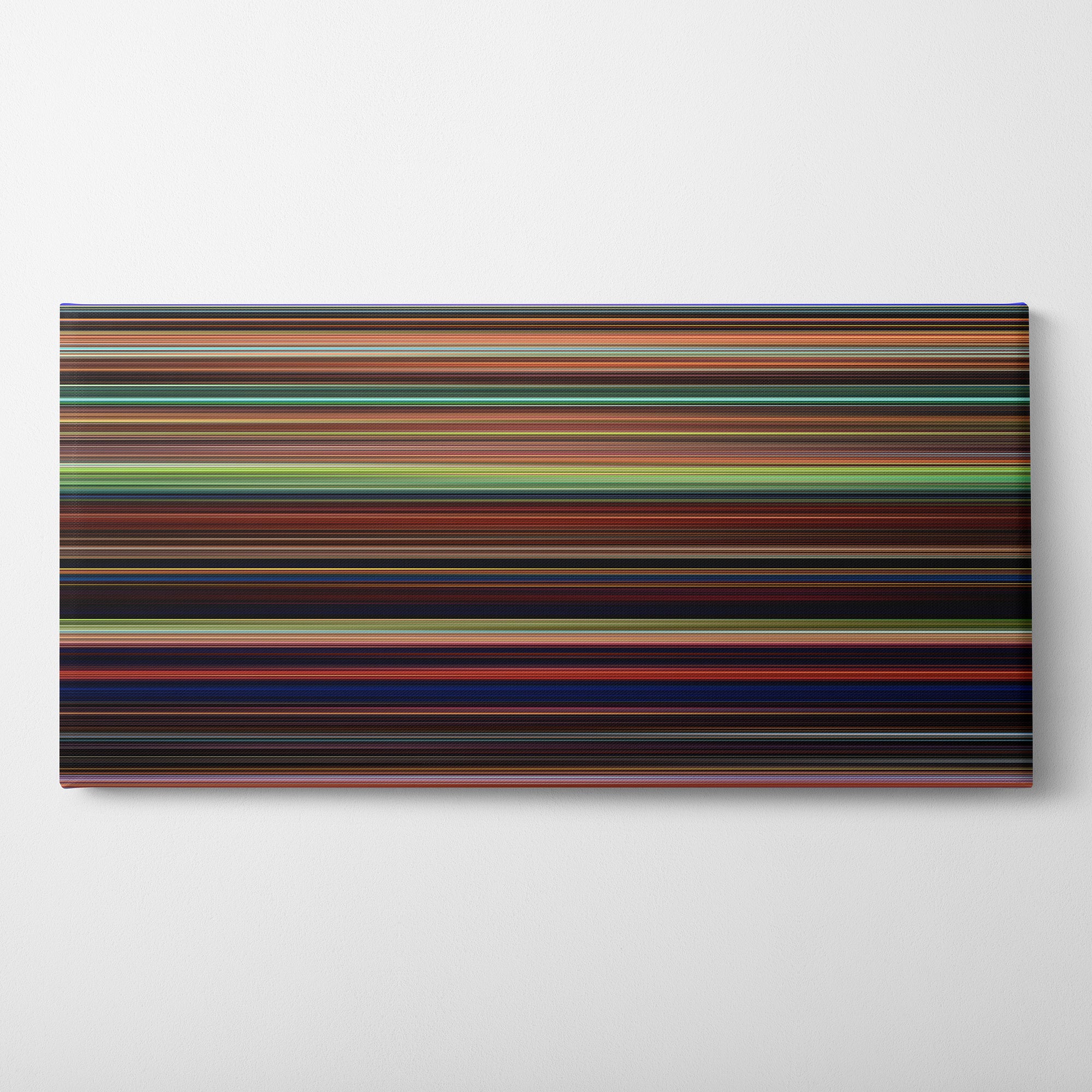 Tangled (2010) CineSpectrum Color Spectrum Canvas Print - Horizontal on Wall