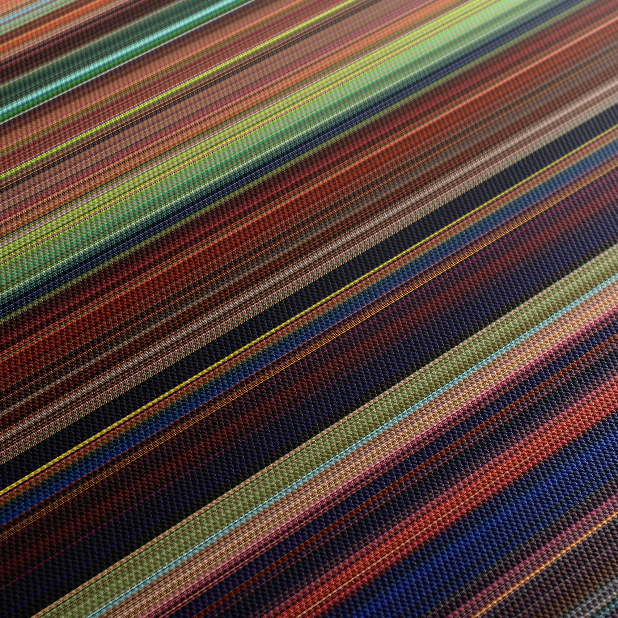 Tangled (2010) CineSpectrum Color Spectrum Canvas Print - Close Up of Middle of Print