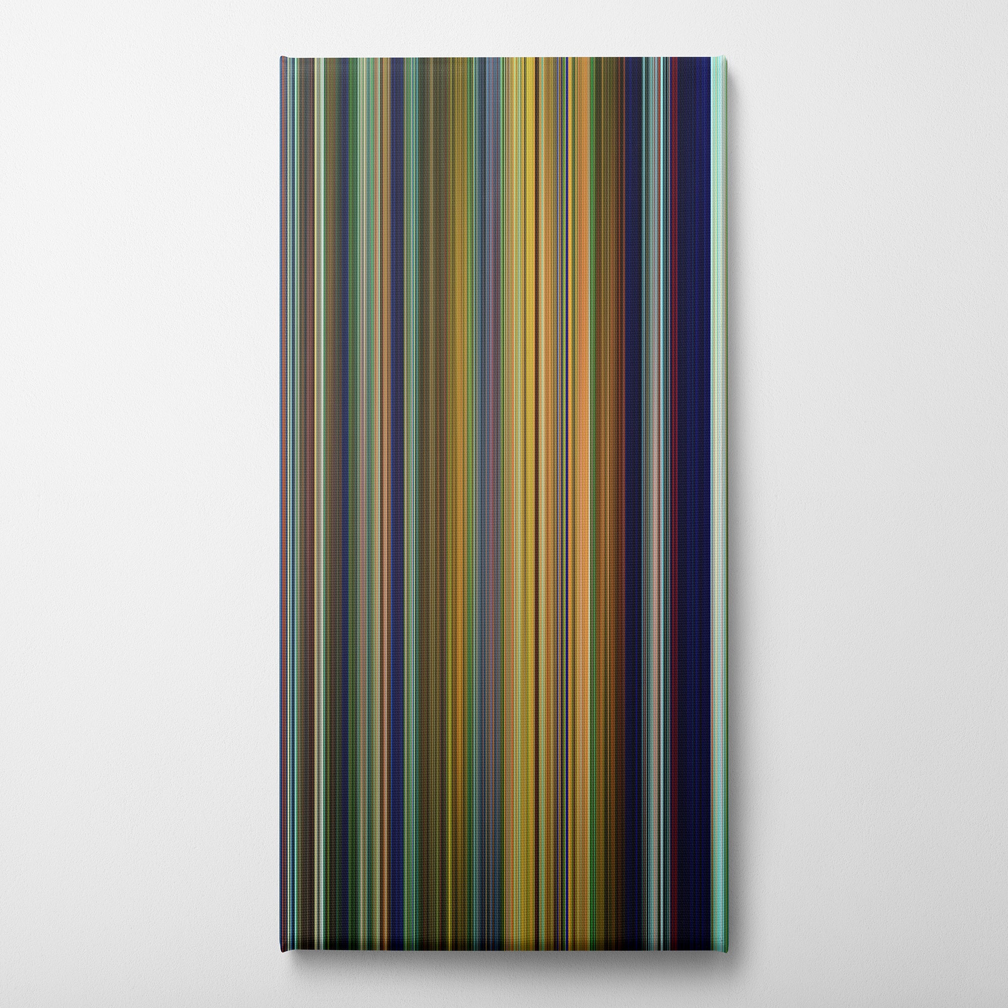 Tarzan (1999) CineSpectrum Color Spectrum Canvas Print - Vertical on Wall
