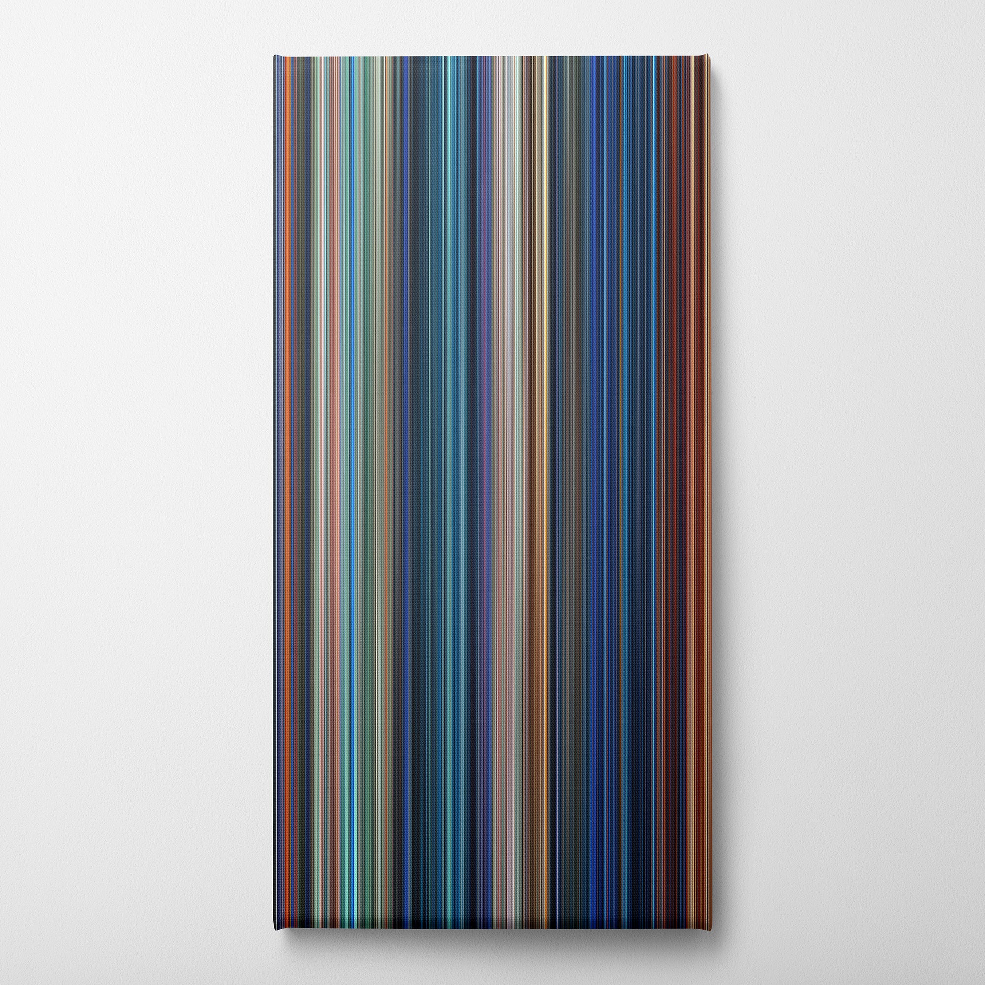 Terminator 2 - Judgment Day (1991) CineSpectrum Color Spectrum Canvas Print - Vertical on Wall