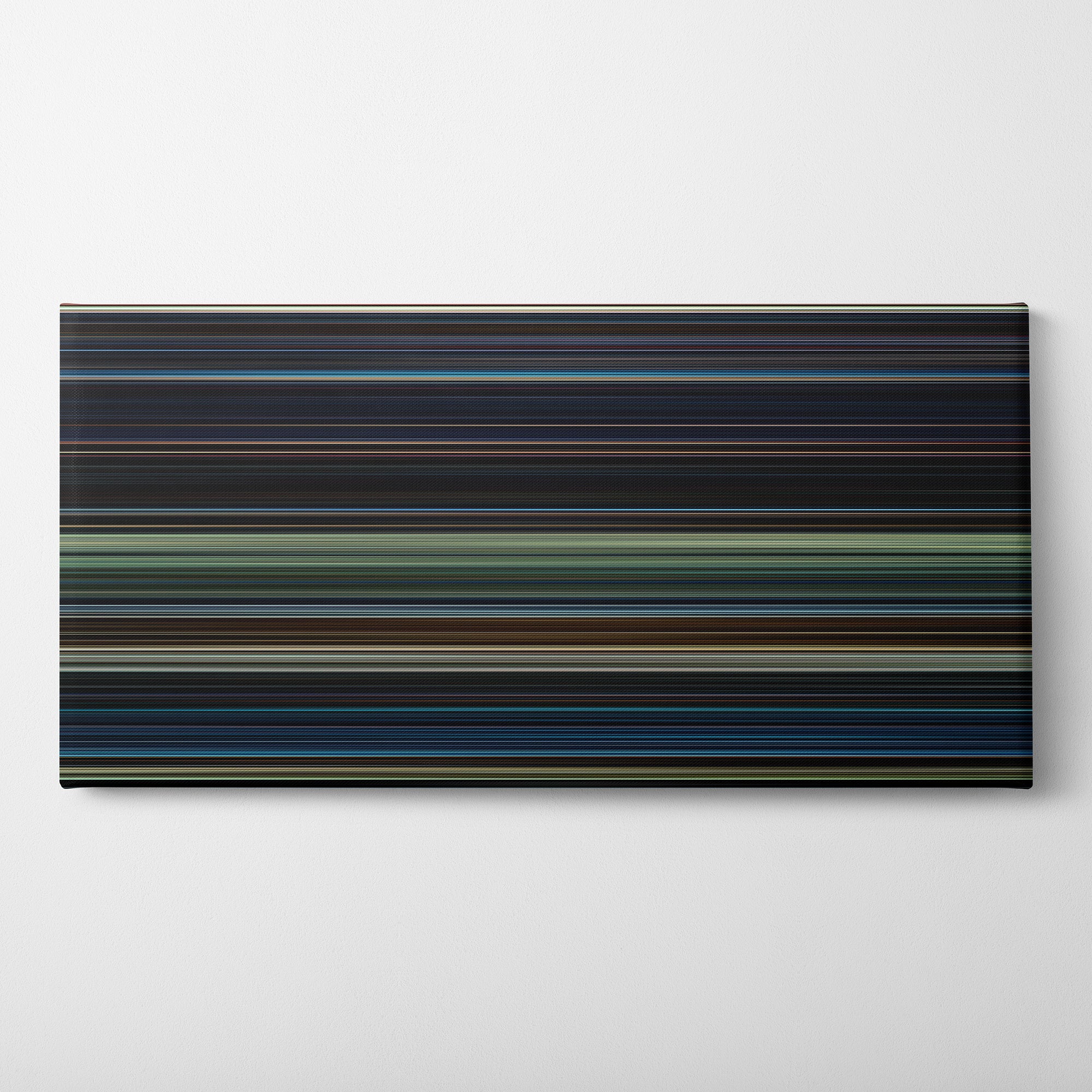 Terminator Genisys (2015) CineSpectrum Color Spectrum Canvas Print - Horizontal on Wall