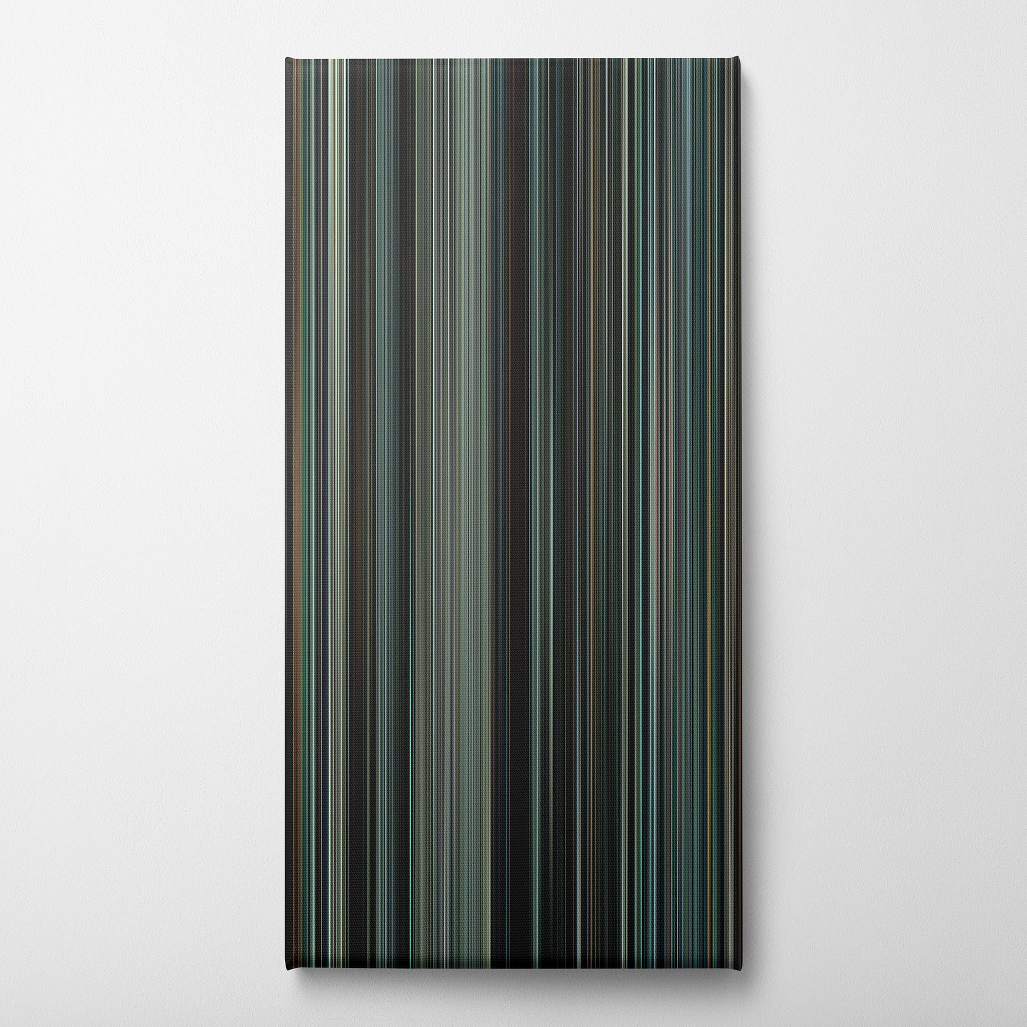 Terminator Salvation (2009) CineSpectrum Color Spectrum Canvas Print - Vertical on Wall