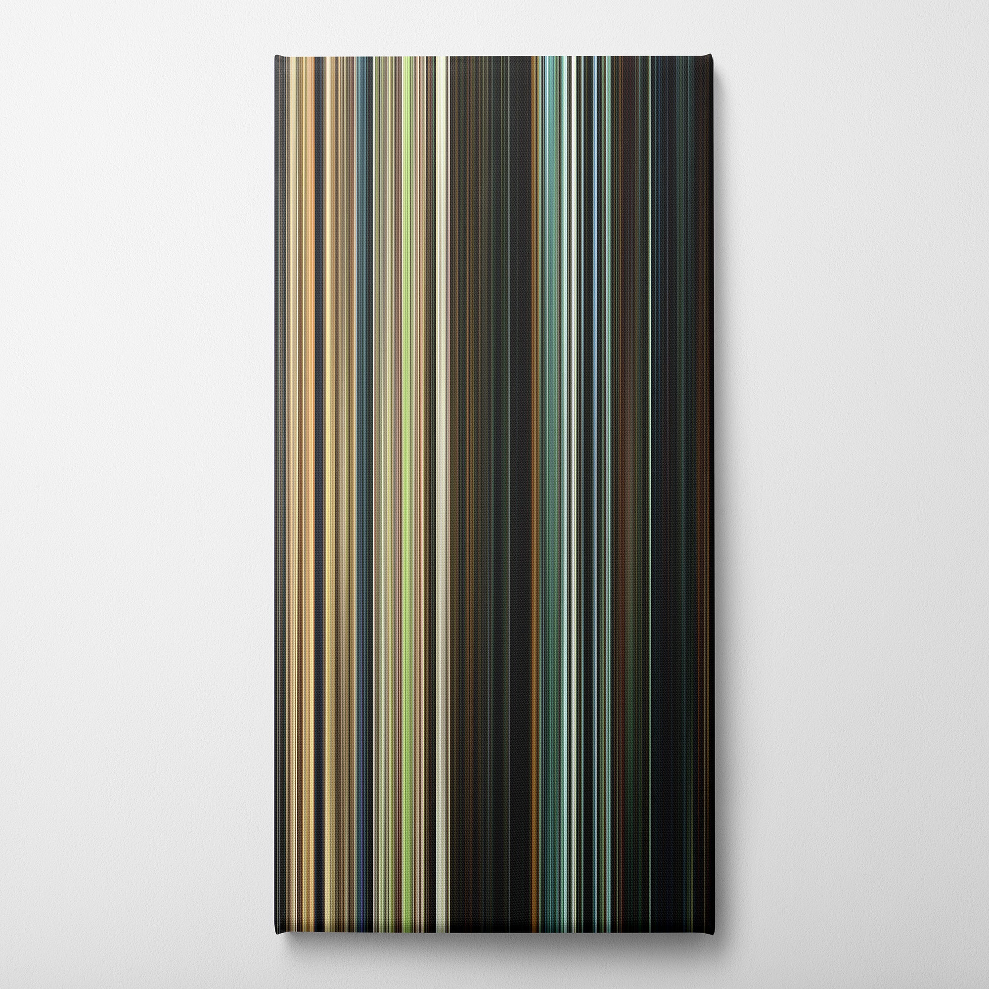 Texas Chainsaw (2013) CineSpectrum Color Spectrum Canvas Print - Vertical on Wall