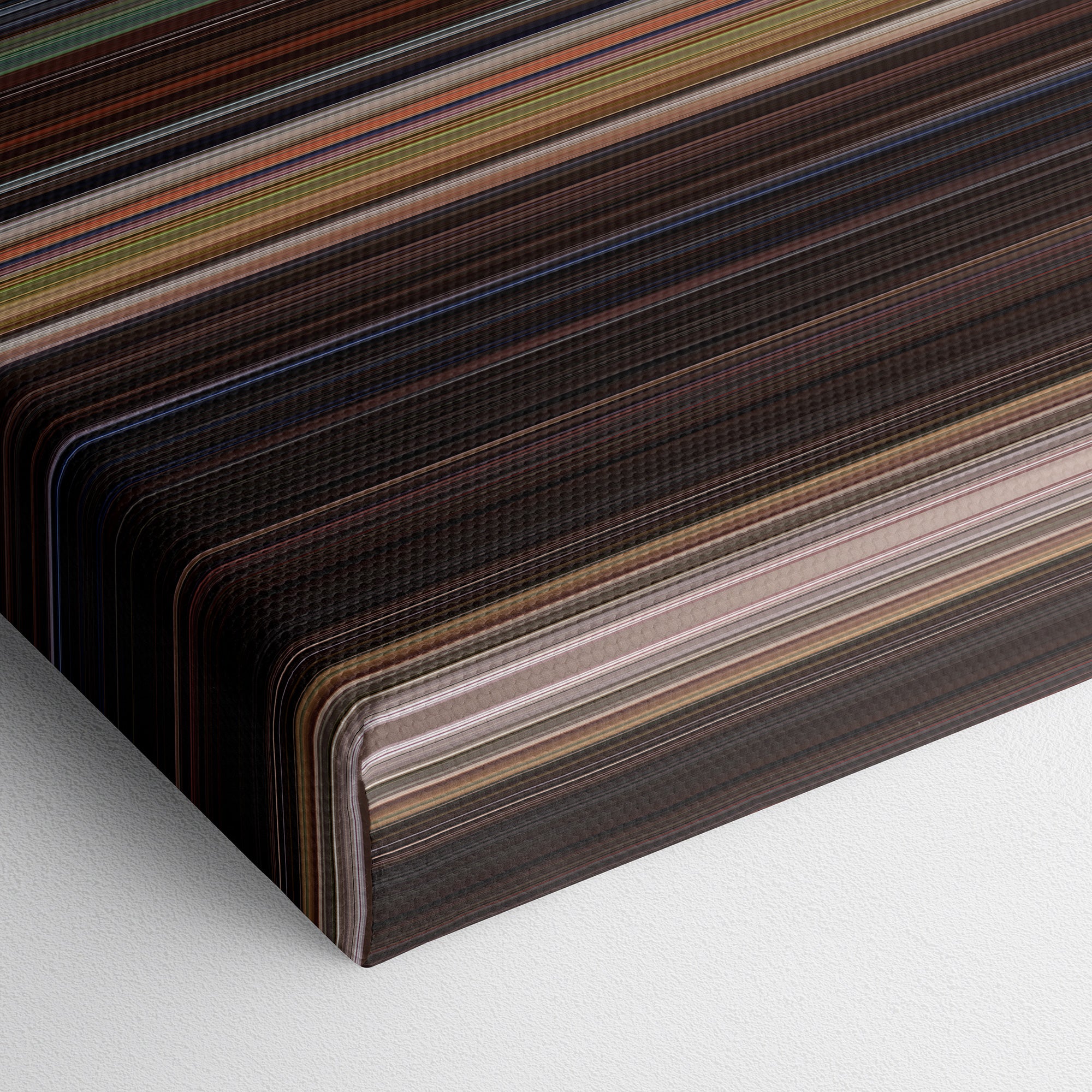 The Age of Innocence (1993) CineSpectrum Color Spectrum Canvas Print - Close Up of Bottom of Print