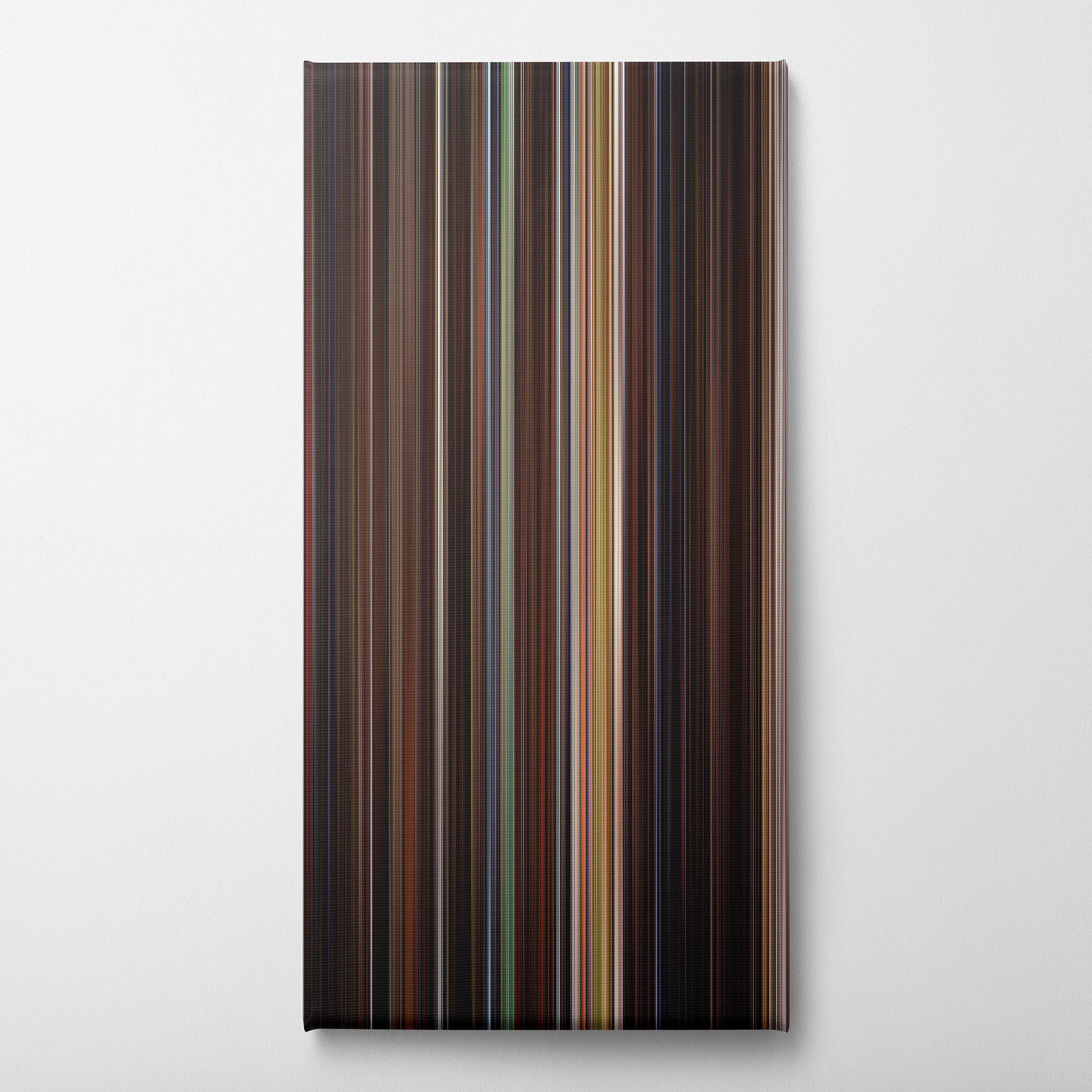 The Age of Innocence (1993) CineSpectrum Color Spectrum Canvas Print - Vertical on Wall
