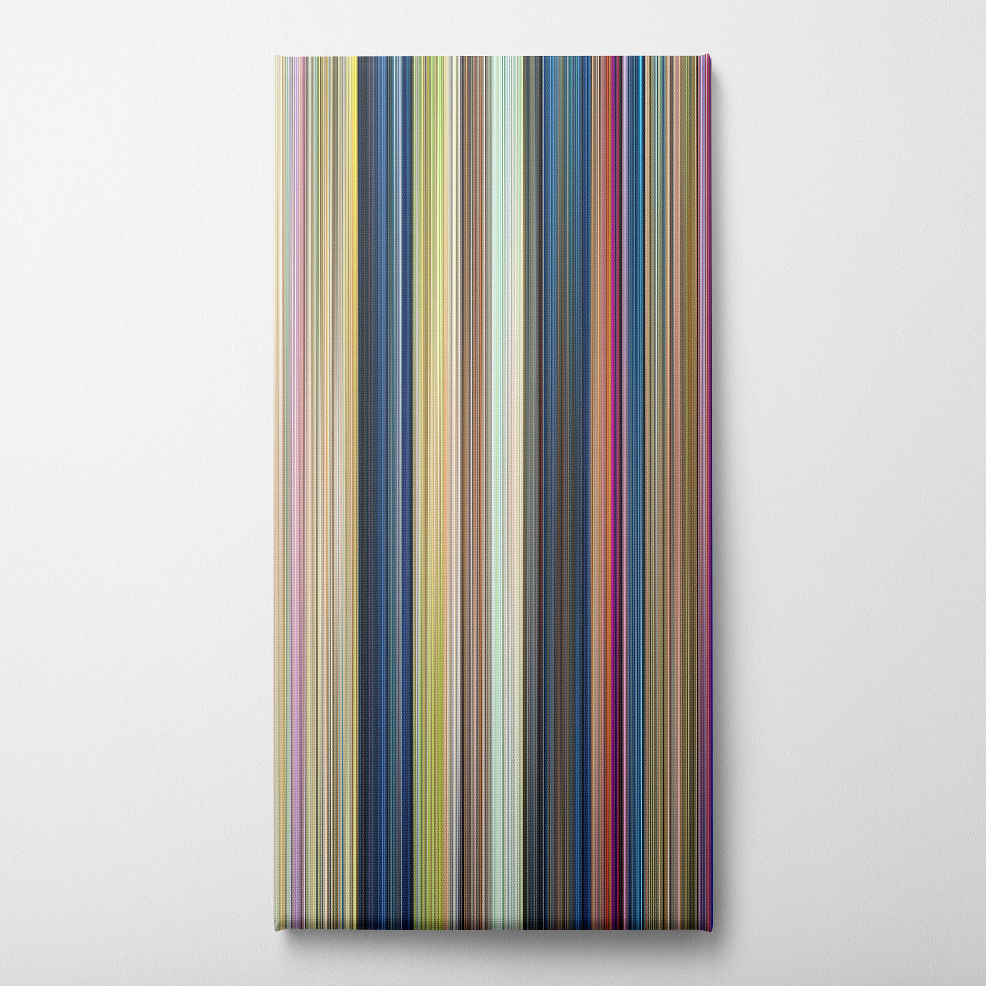 The Aristocats (1970) CineSpectrum Color Spectrum Canvas Print - Vertical on Wall