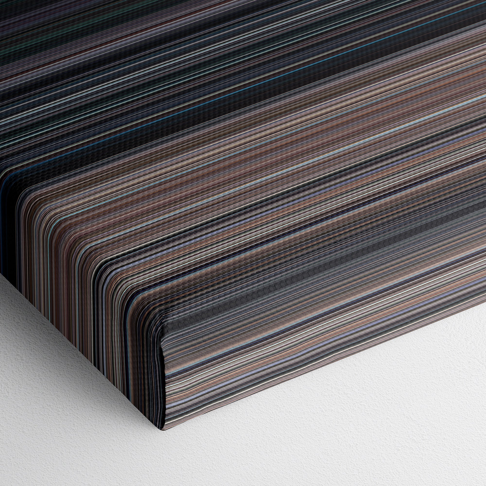 The Avengers (2012) CineSpectrum Color Spectrum Canvas Print - Close Up of Bottom of Print