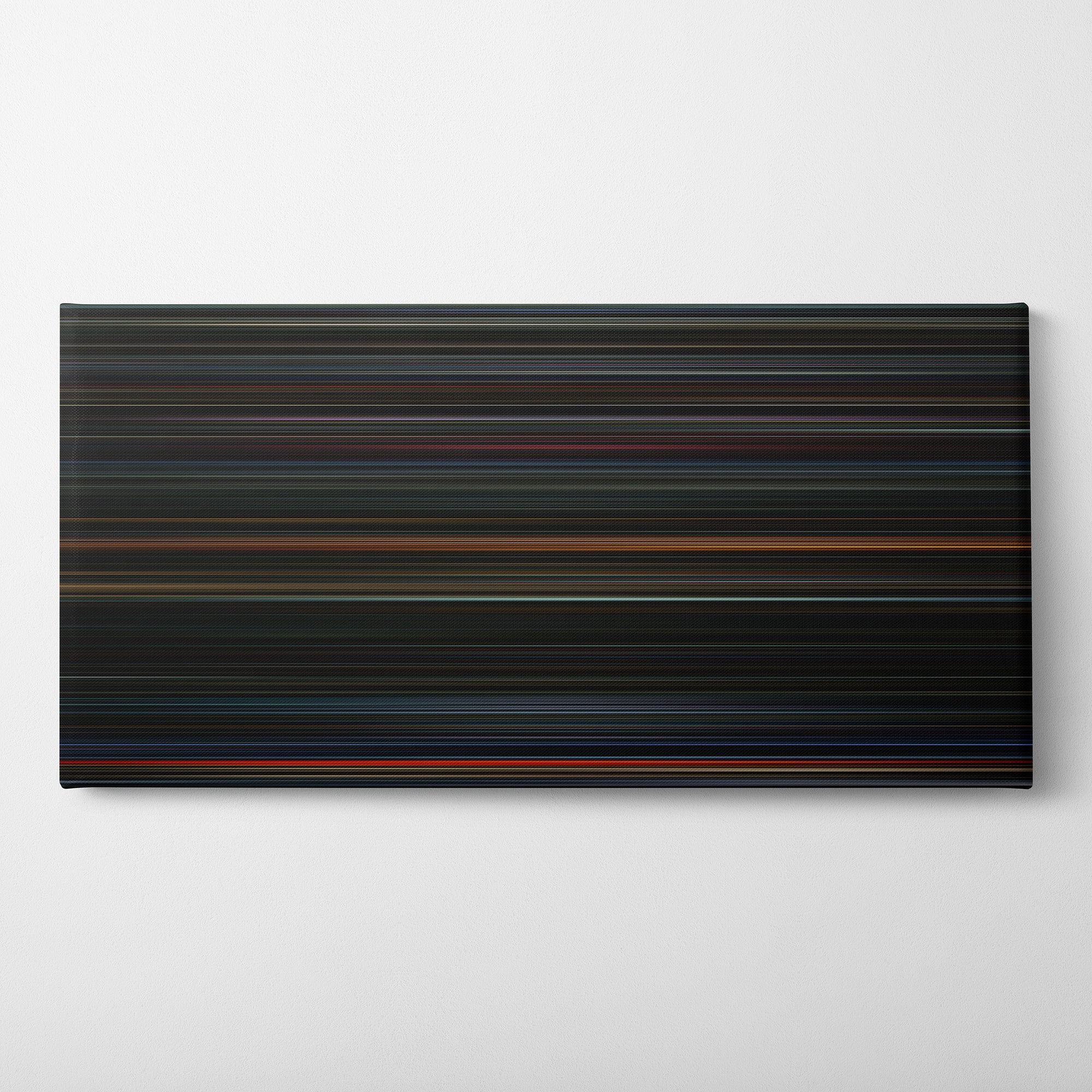 The Batman (2022) CineSpectrum Color Spectrum Canvas Print - Horizontal on Wall