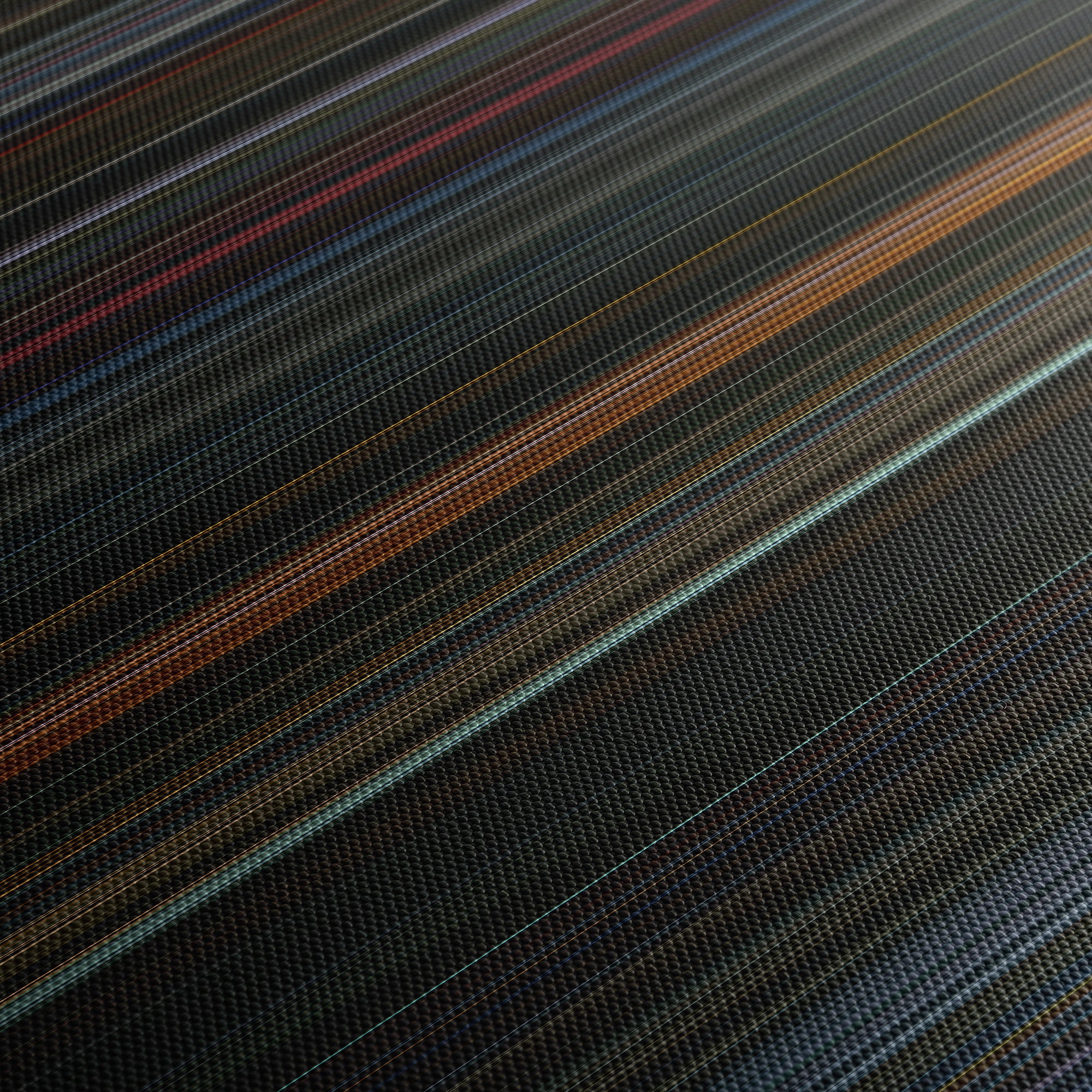 The Batman (2022) CineSpectrum Color Spectrum Canvas Print - Close Up of Middle of Print
