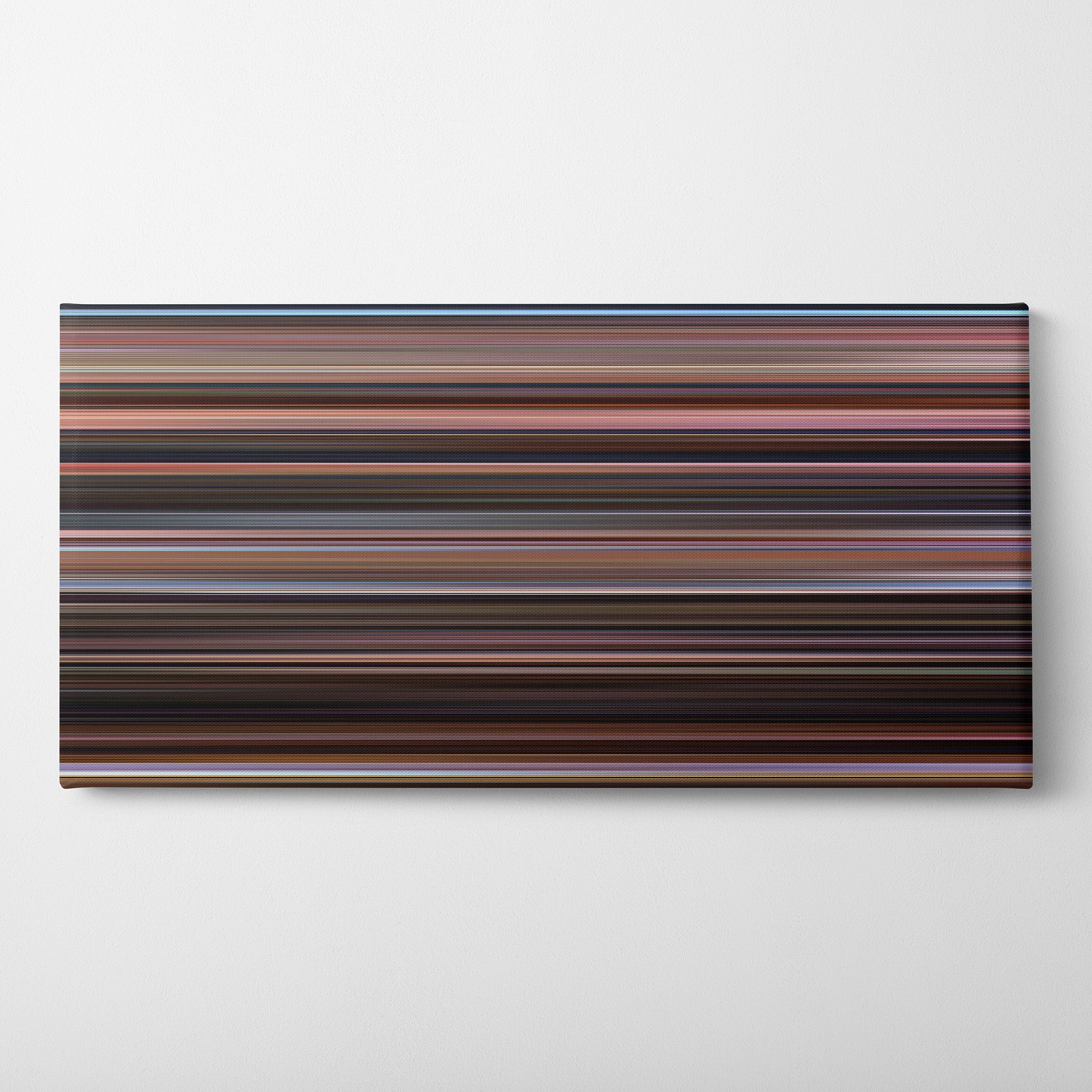 The Big Lebowski (1998) CineSpectrum Color Spectrum Canvas Print - Horizontal on Wall