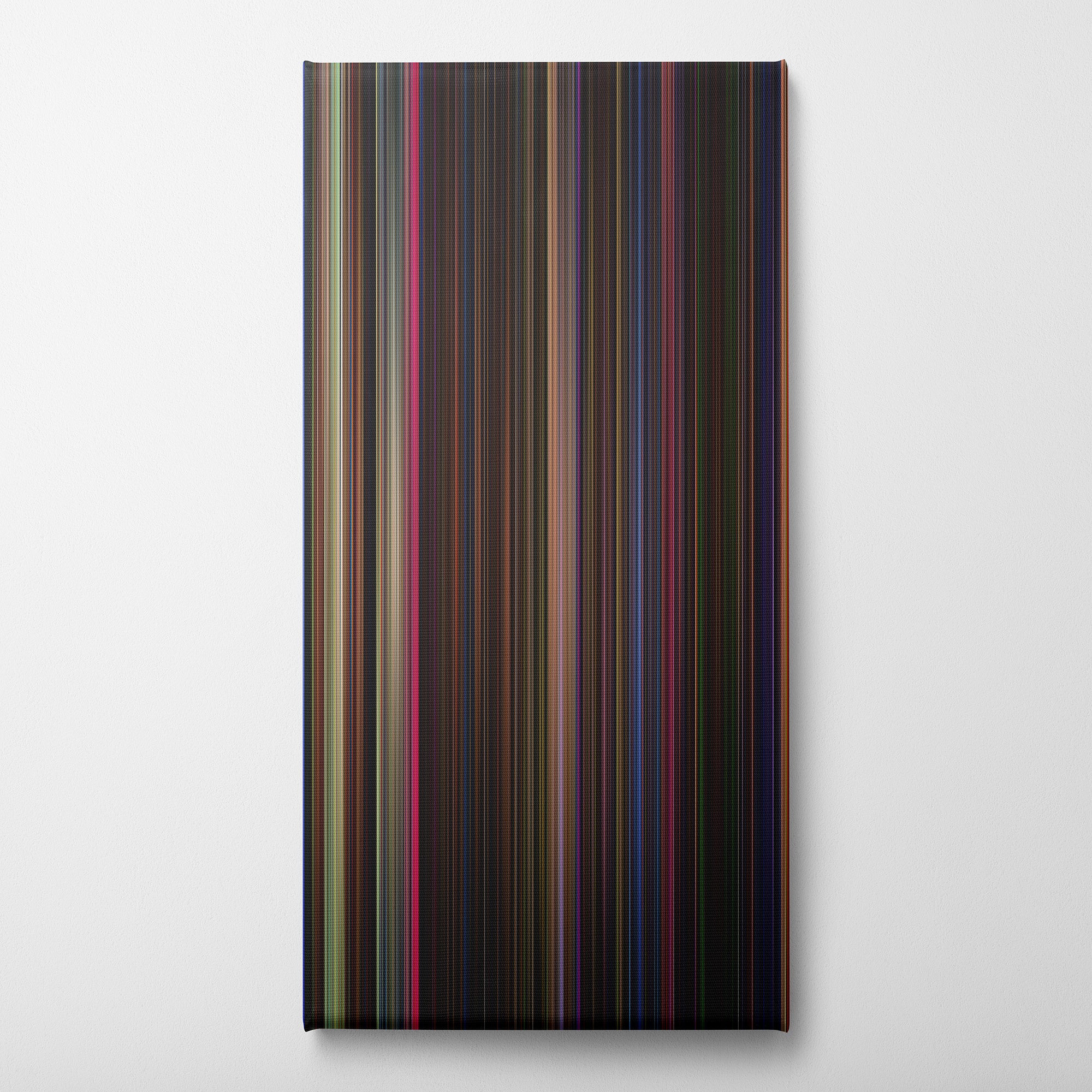 The Black Cauldron (1985) CineSpectrum Color Spectrum Canvas Print - Vertical on Wall