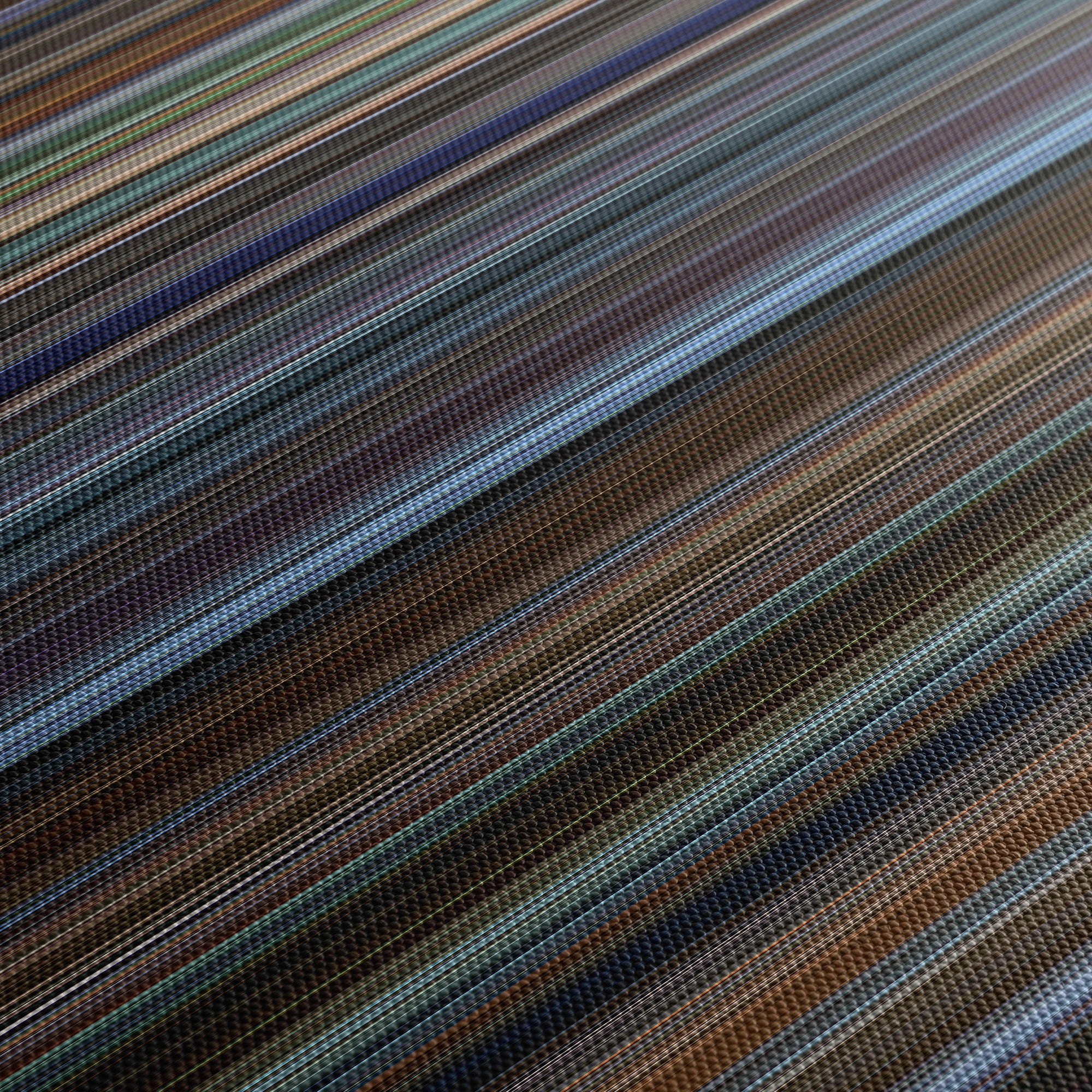 The Bourne Identity (2002) CineSpectrum Color Spectrum Canvas Print - Close Up of Middle of Print