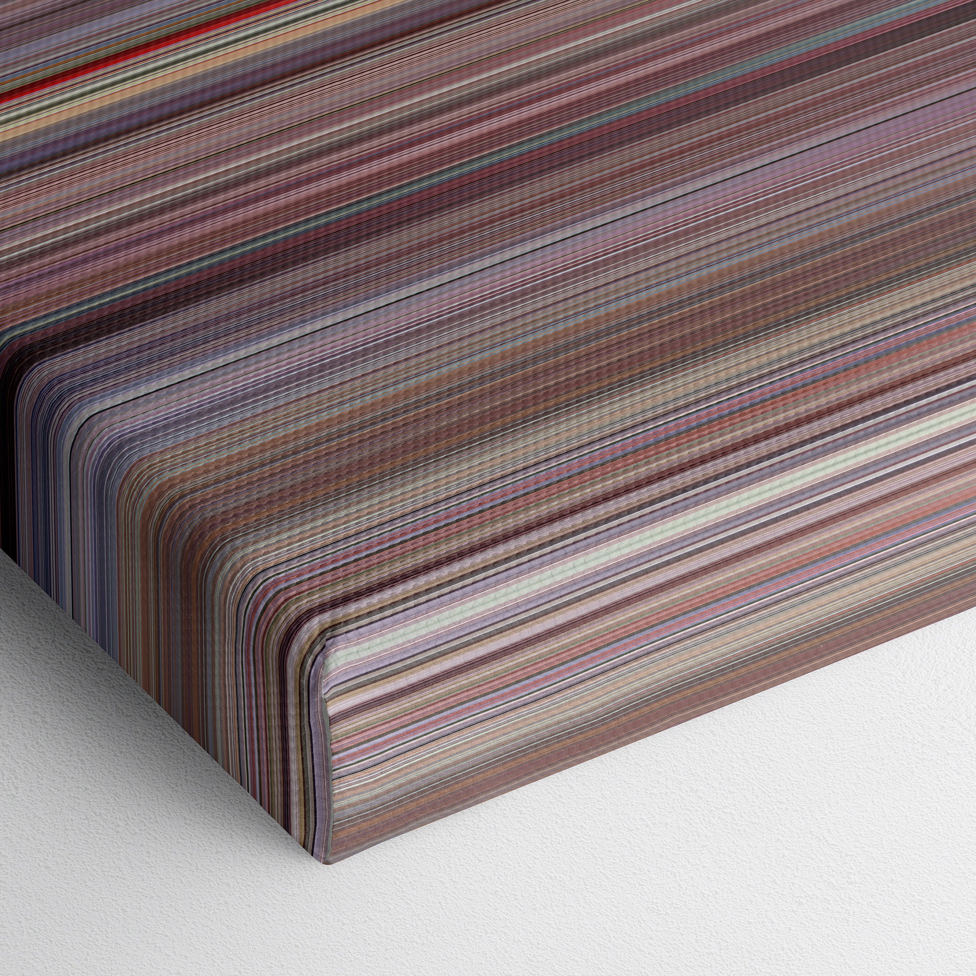 The Breakfast Club (1985) CineSpectrum Color Spectrum Canvas Print - Close Up of Bottom of Print