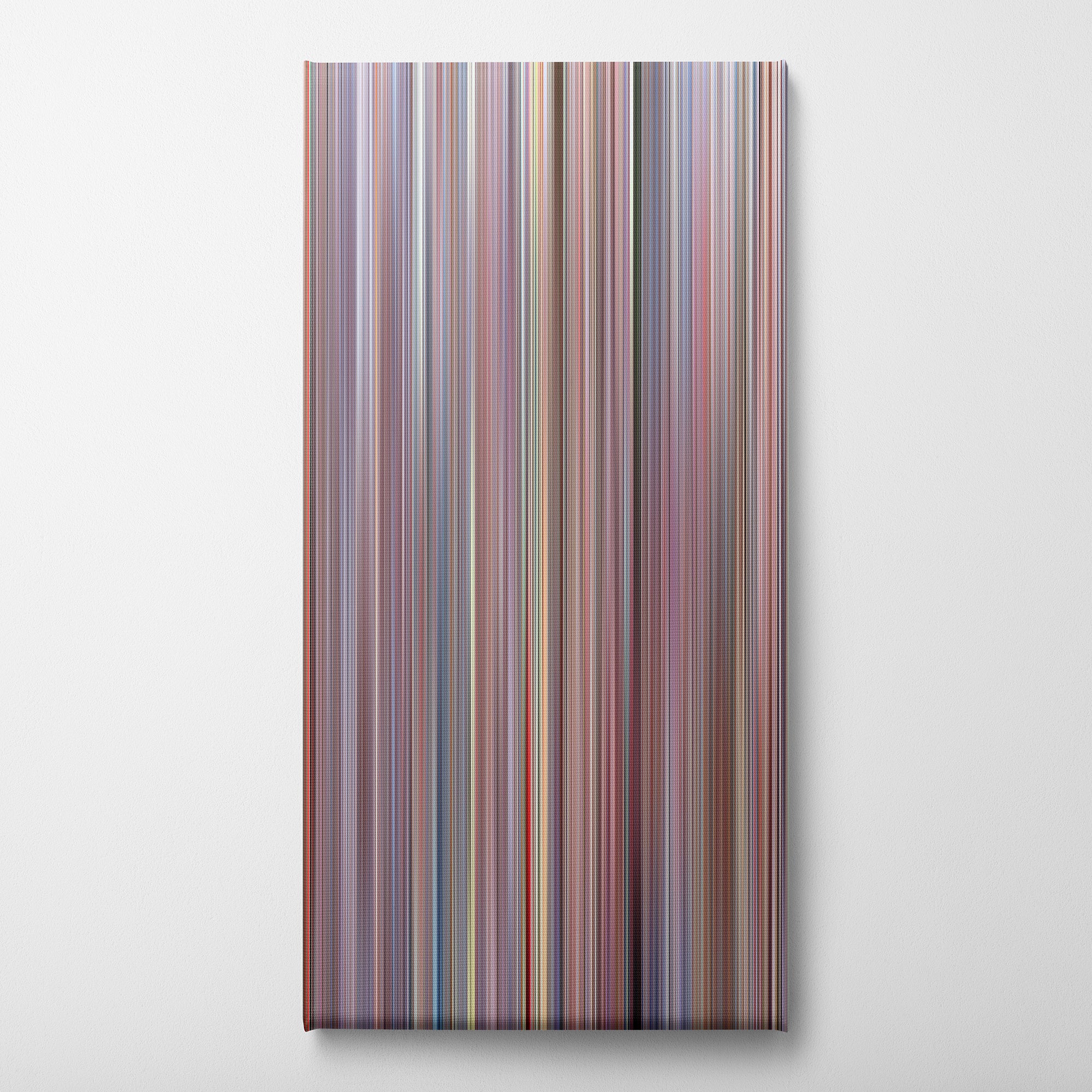 The Breakfast Club (1985) CineSpectrum Color Spectrum Canvas Print - Vertical on Wall