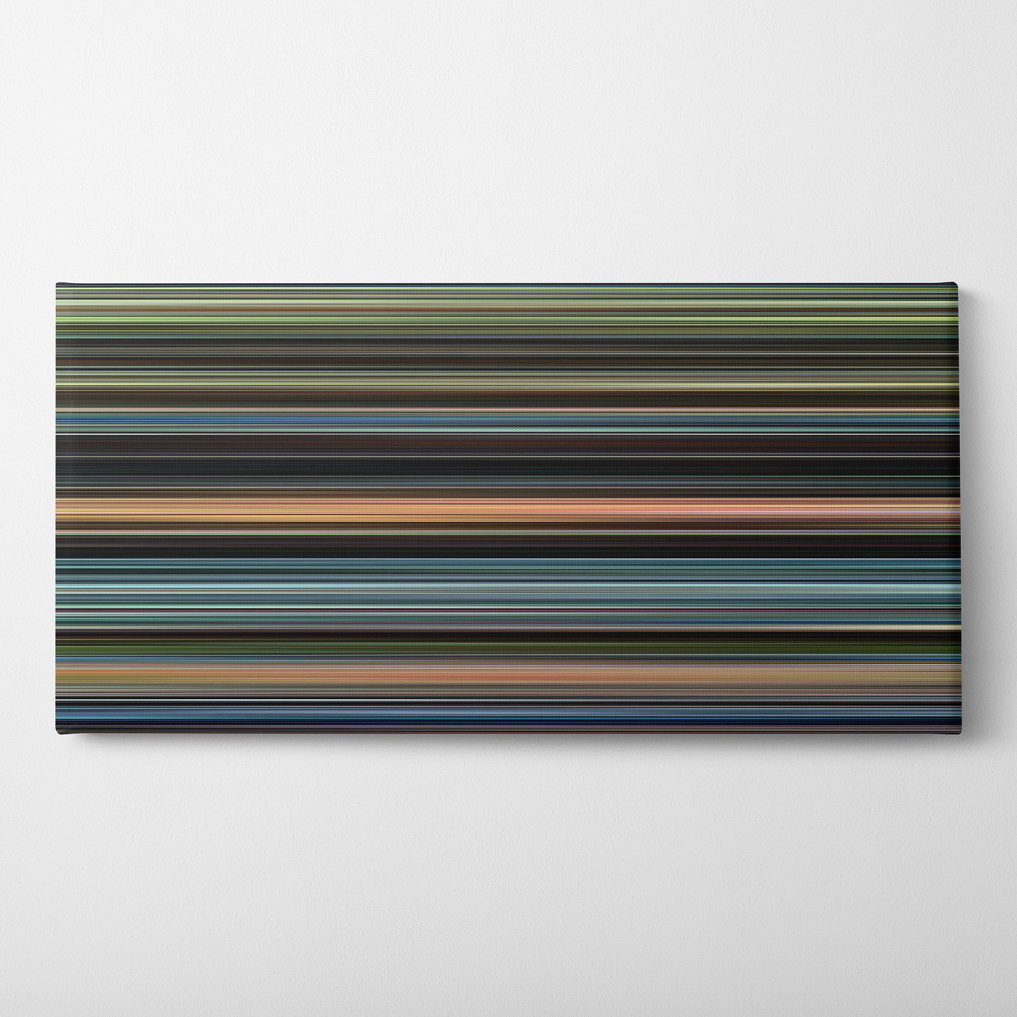 The Butterfly Effect (2004) CineSpectrum Color Spectrum Canvas Print - Horizontal on Wall