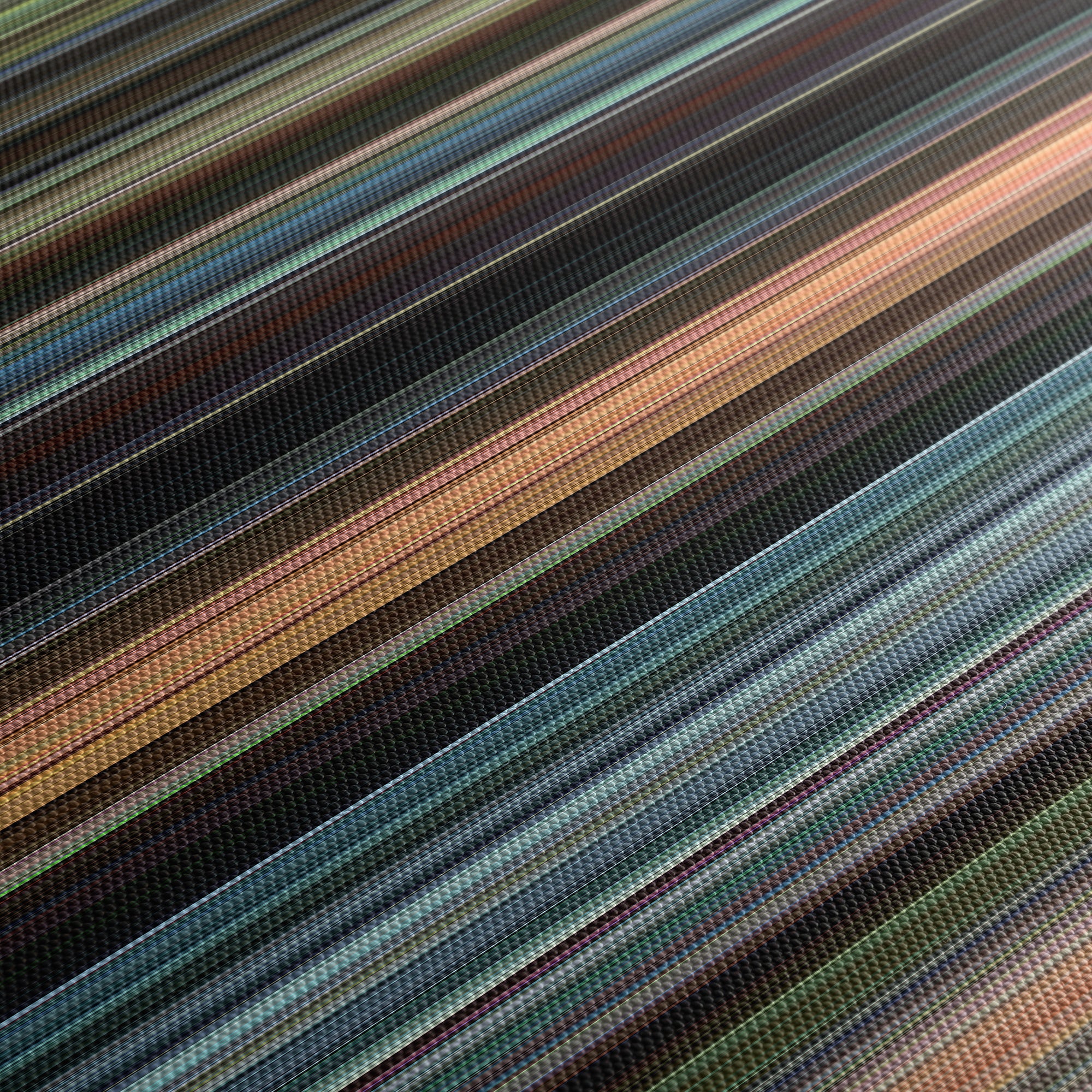 The Butterfly Effect (2004) CineSpectrum Color Spectrum Canvas Print - Close Up of Middle of Print