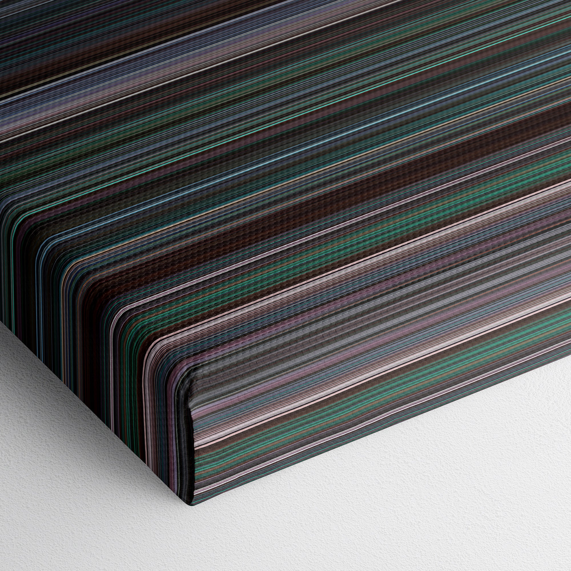 The Color of Money (1986) CineSpectrum Color Spectrum Canvas Print - Close Up of Bottom of Print