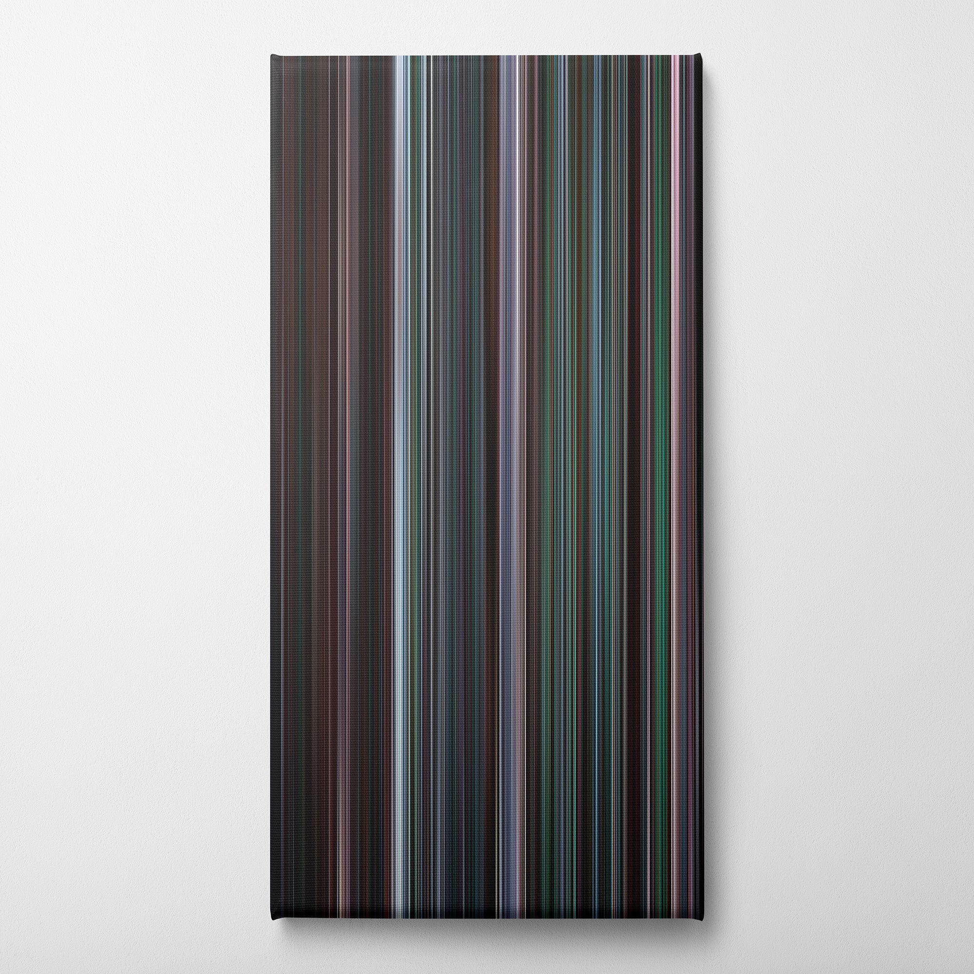 The Color of Money (1986) CineSpectrum Color Spectrum Canvas Print - Vertical on Wall