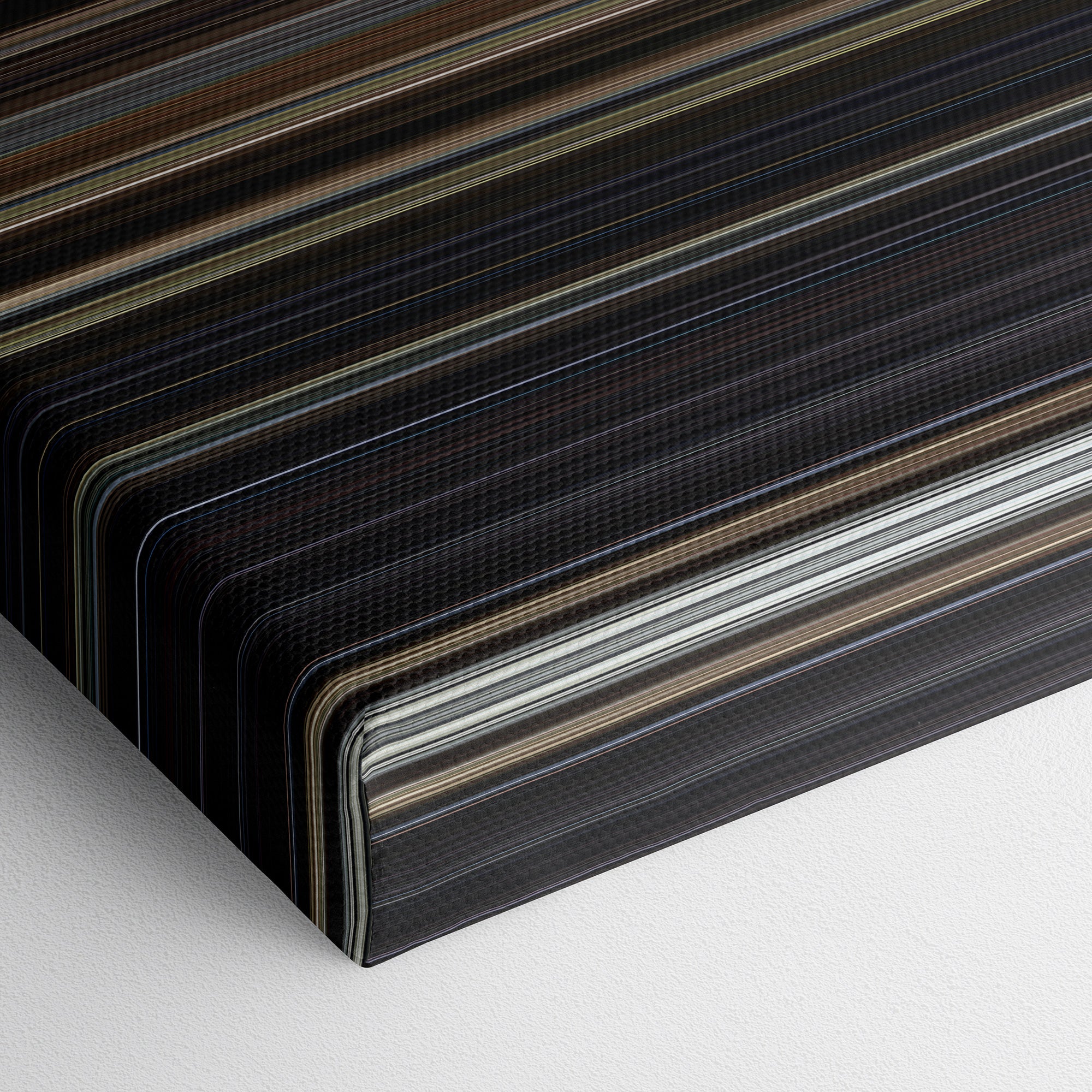 The Conjuring (2013) CineSpectrum Color Spectrum Canvas Print - Close Up of Bottom of Print