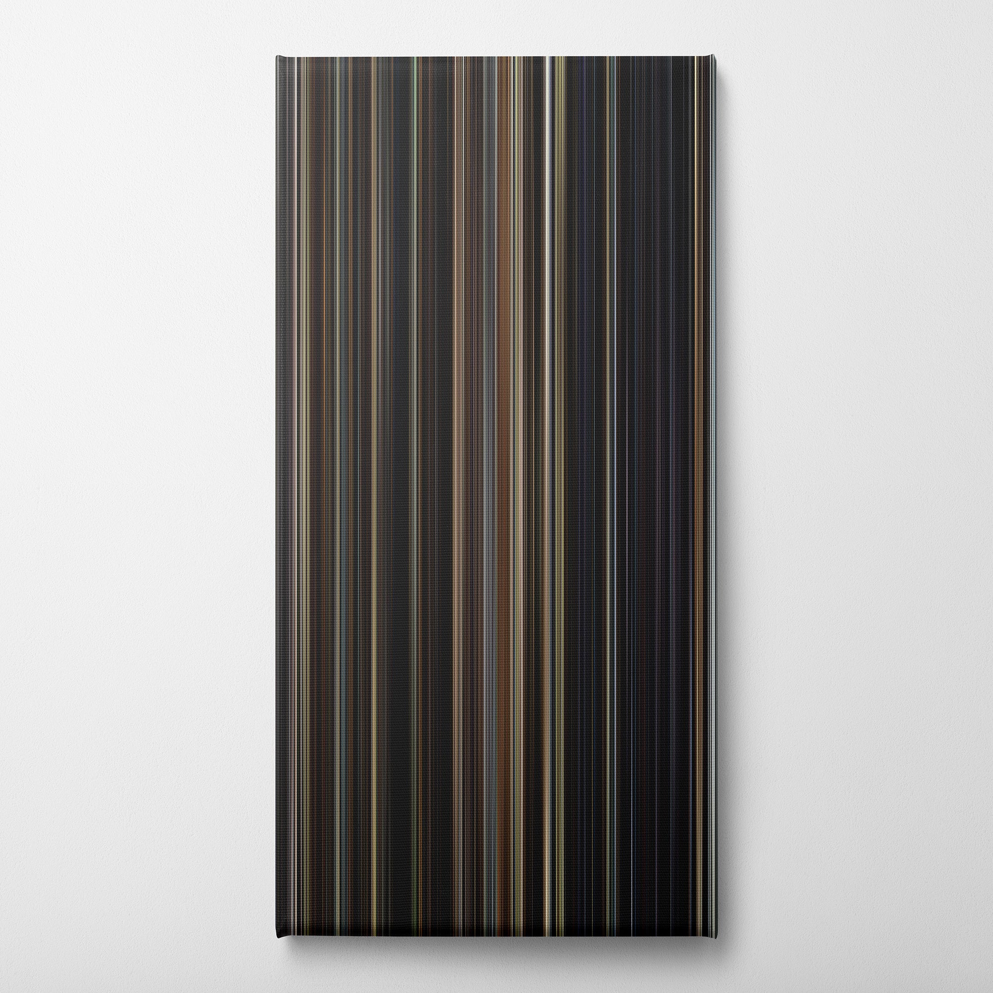 The Conjuring (2013) CineSpectrum Color Spectrum Canvas Print - Vertical on Wall