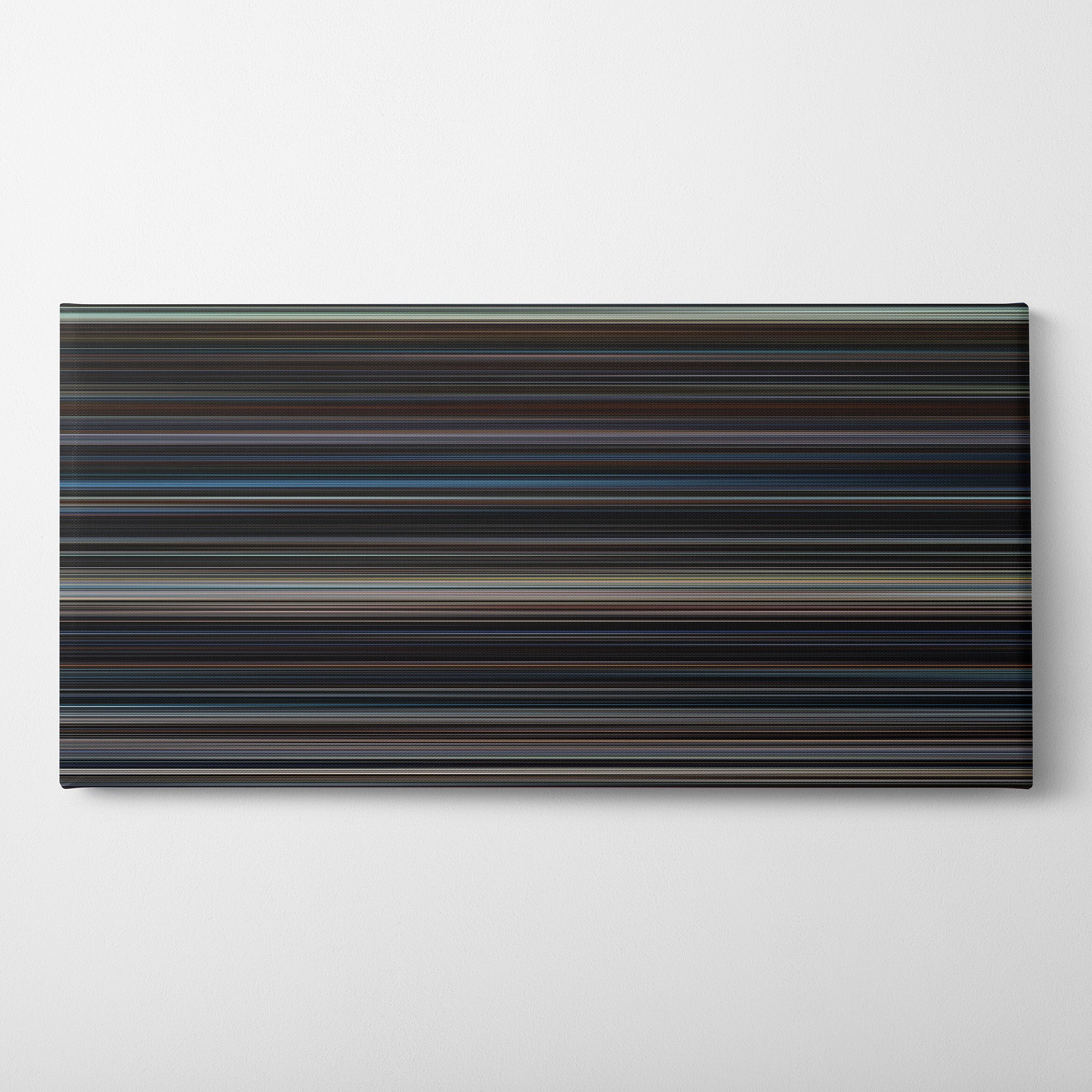 The Dark Knight Rises (2012) CineSpectrum Color Spectrum Canvas Print - Horizontal on Wall