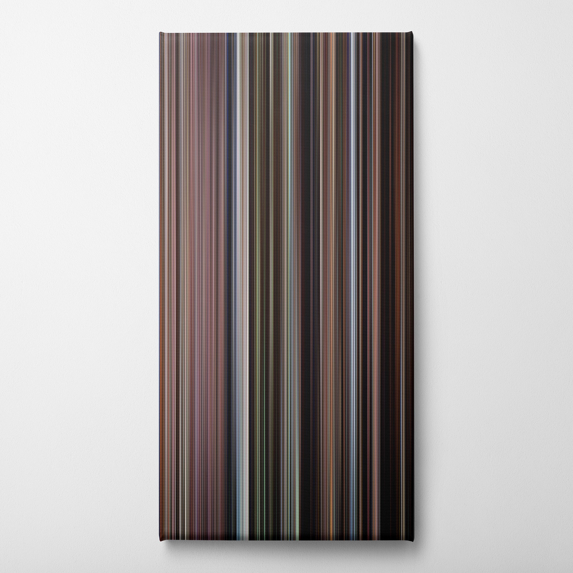 The Deer Hunter (1978) CineSpectrum Color Spectrum Canvas Print - Vertical on Wall
