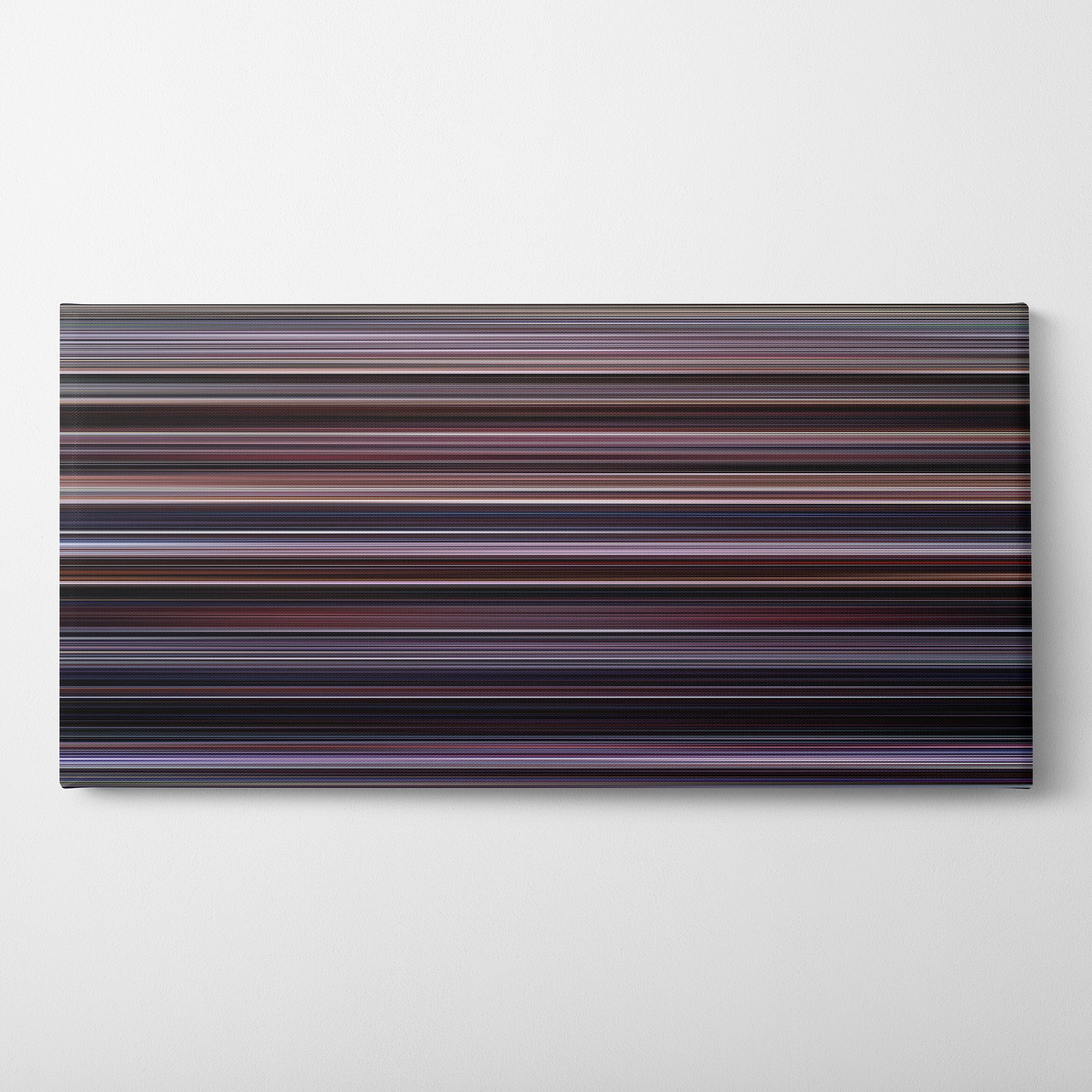 The Departed (2006) CineSpectrum Color Spectrum Canvas Print - Horizontal on Wall