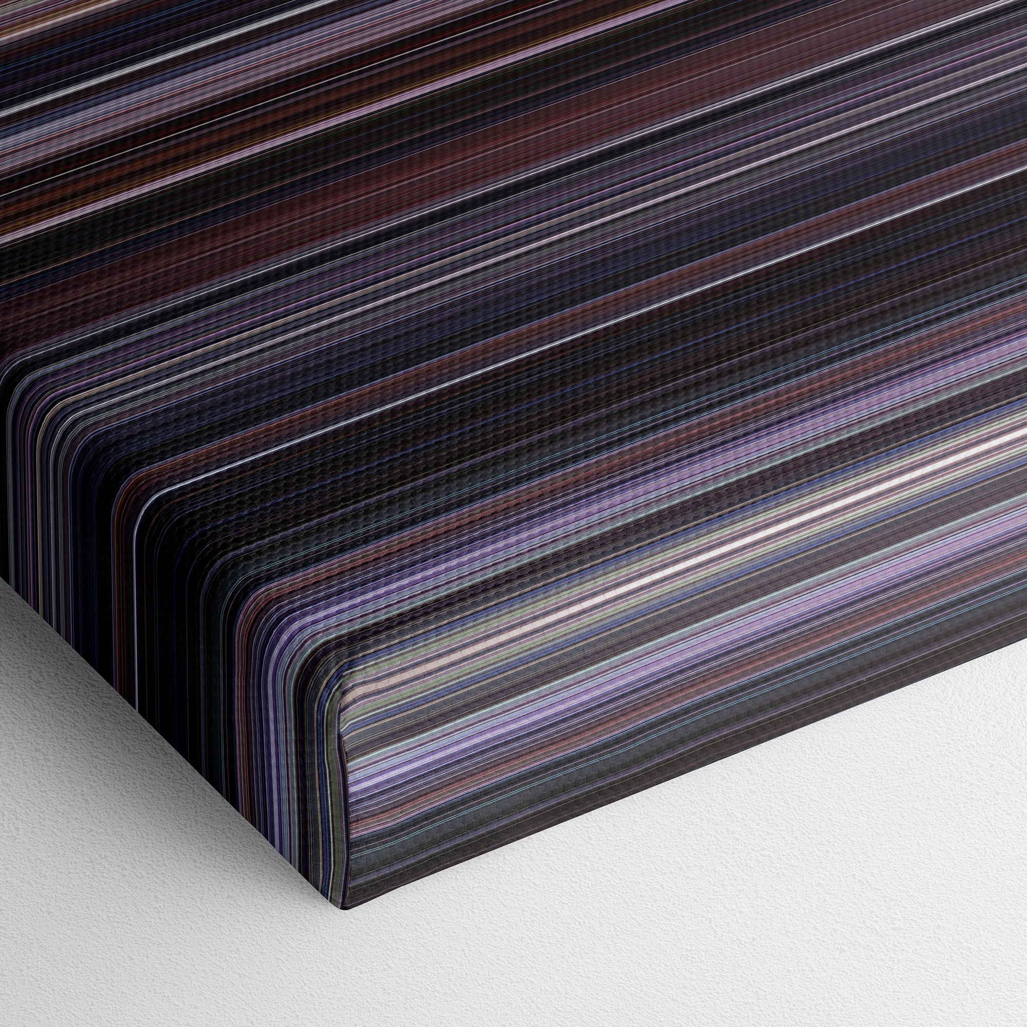 The Departed (2006) CineSpectrum Color Spectrum Canvas Print - Close Up of Bottom of Print