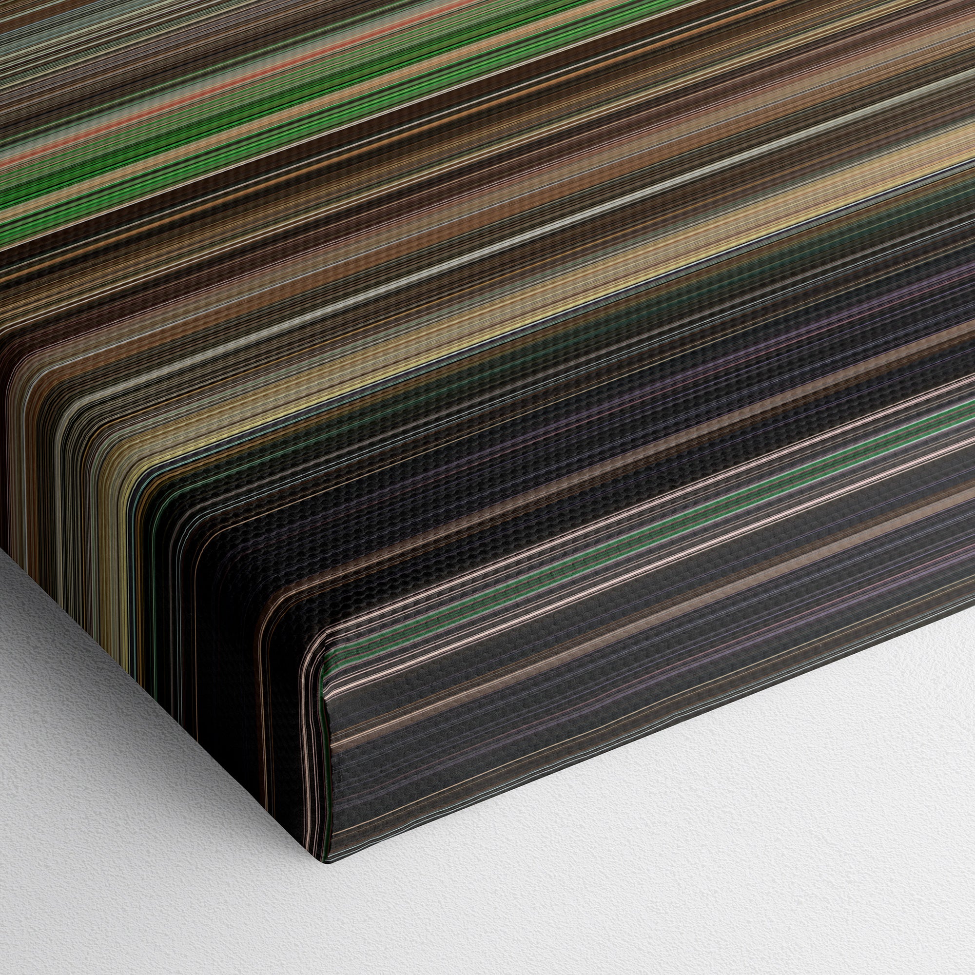 The Disaster Artist (2017) CineSpectrum Color Spectrum Canvas Print - Close Up of Bottom of Print