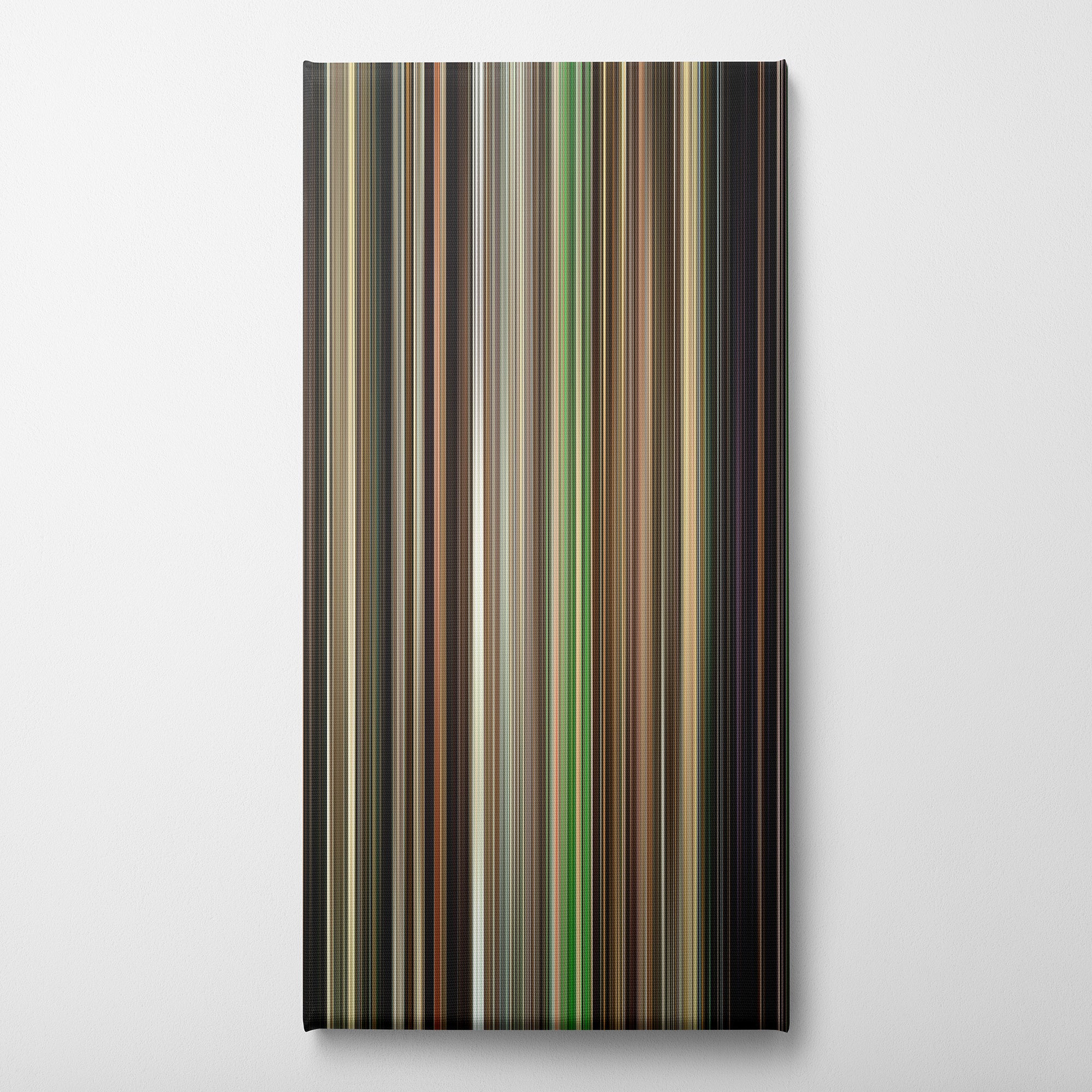 The Disaster Artist (2017) CineSpectrum Color Spectrum Canvas Print - Vertical on Wall