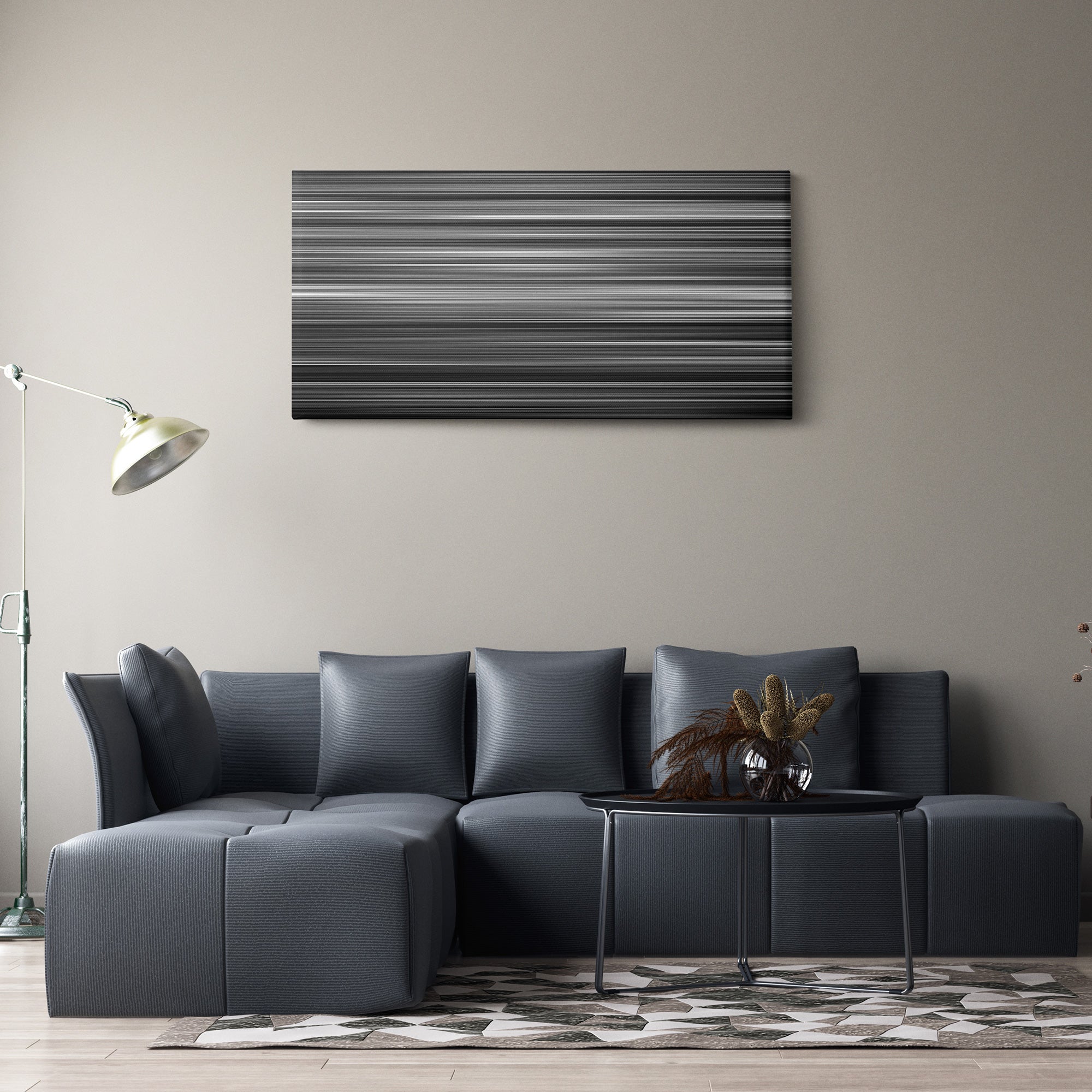The Elephant Man (1980) CineSpectrum Color Spectrum Canvas Print - Hanging Horizontal on Wall in Room