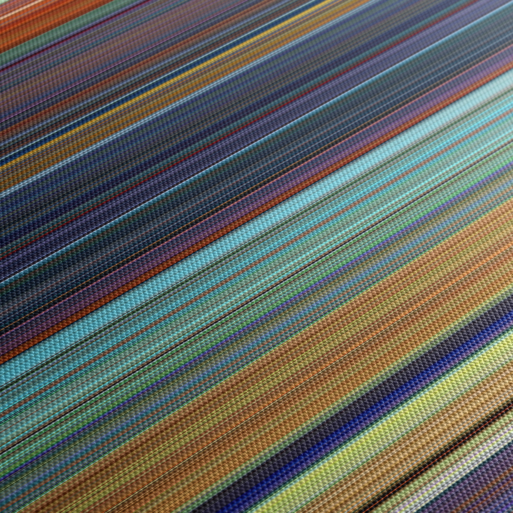 The Emperor's New Groove (2000) CineSpectrum Color Spectrum Canvas Print - Close Up of Middle of Print