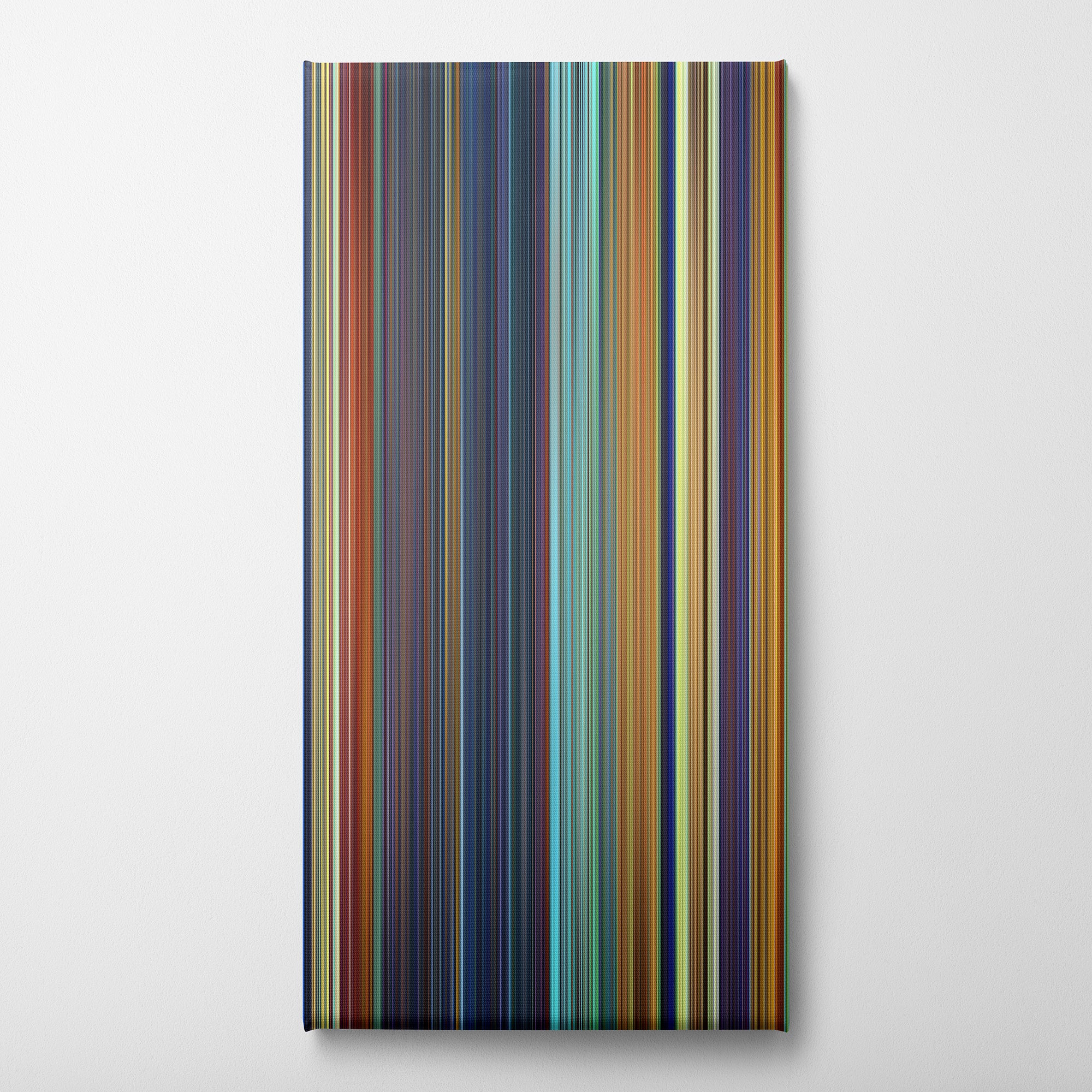 The Emperor's New Groove (2000) CineSpectrum Color Spectrum Canvas Print - Vertical on Wall