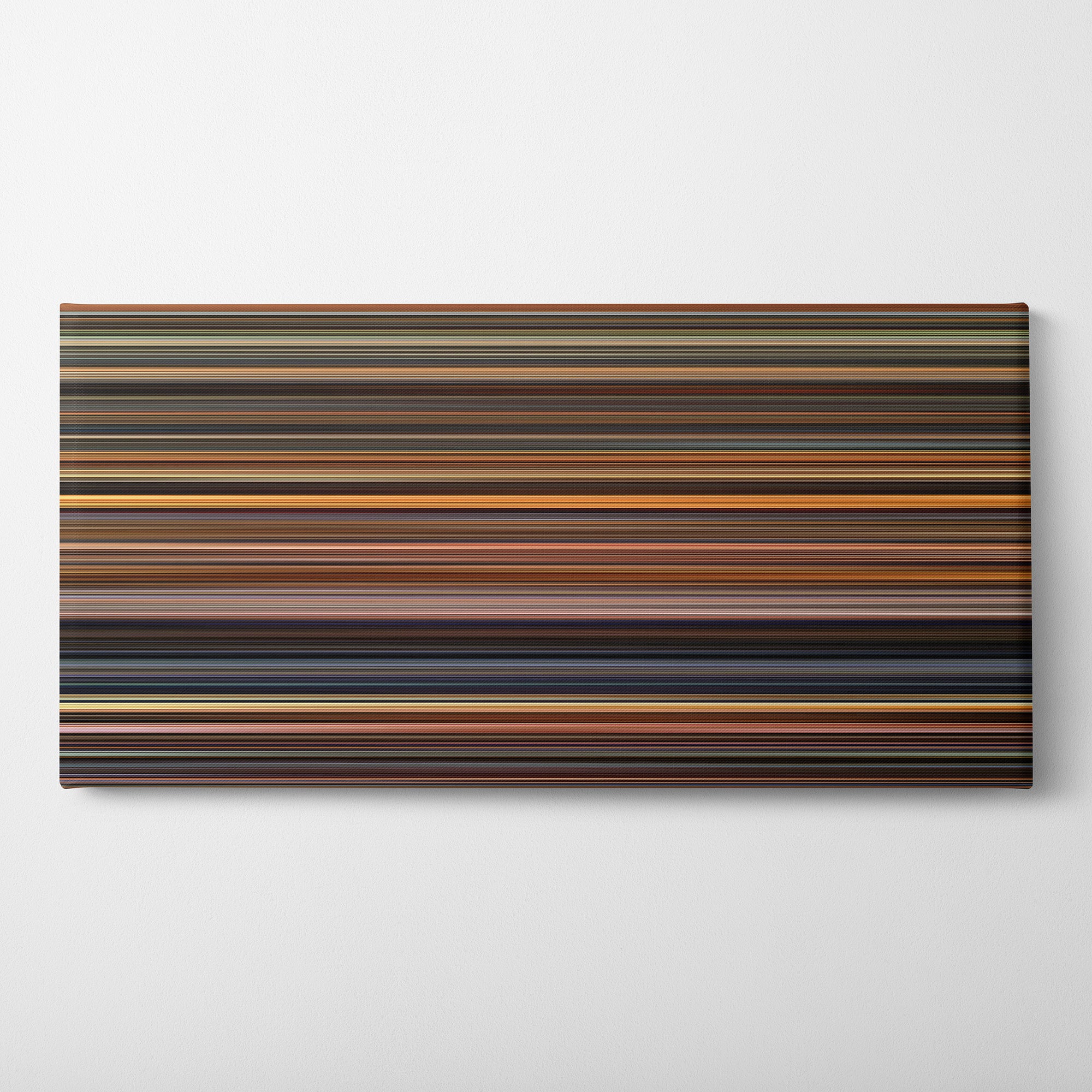 The English Patient (1996) CineSpectrum Color Spectrum Canvas Print - Horizontal on Wall