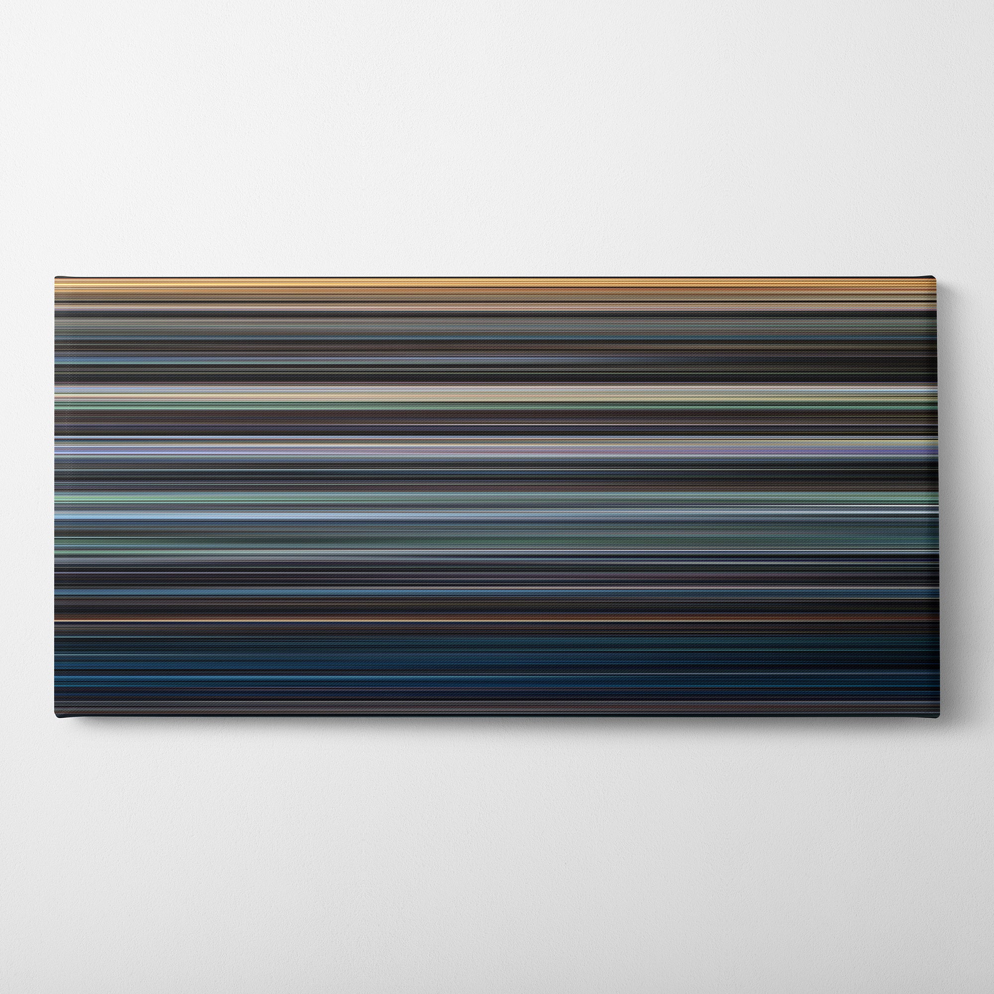 The Exorcist (1973) CineSpectrum Color Spectrum Canvas Print - Horizontal on Wall
