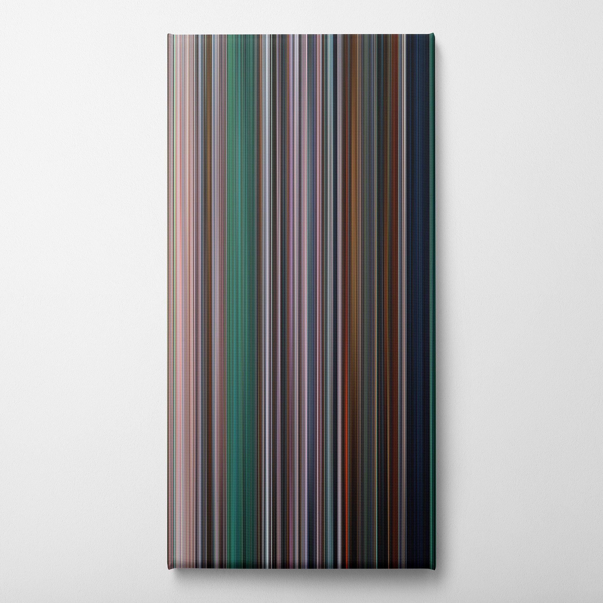 The Fast and the Furious - Tokyo Drift (2011) CineSpectrum Color Spectrum Canvas Print - Vertical on Wall