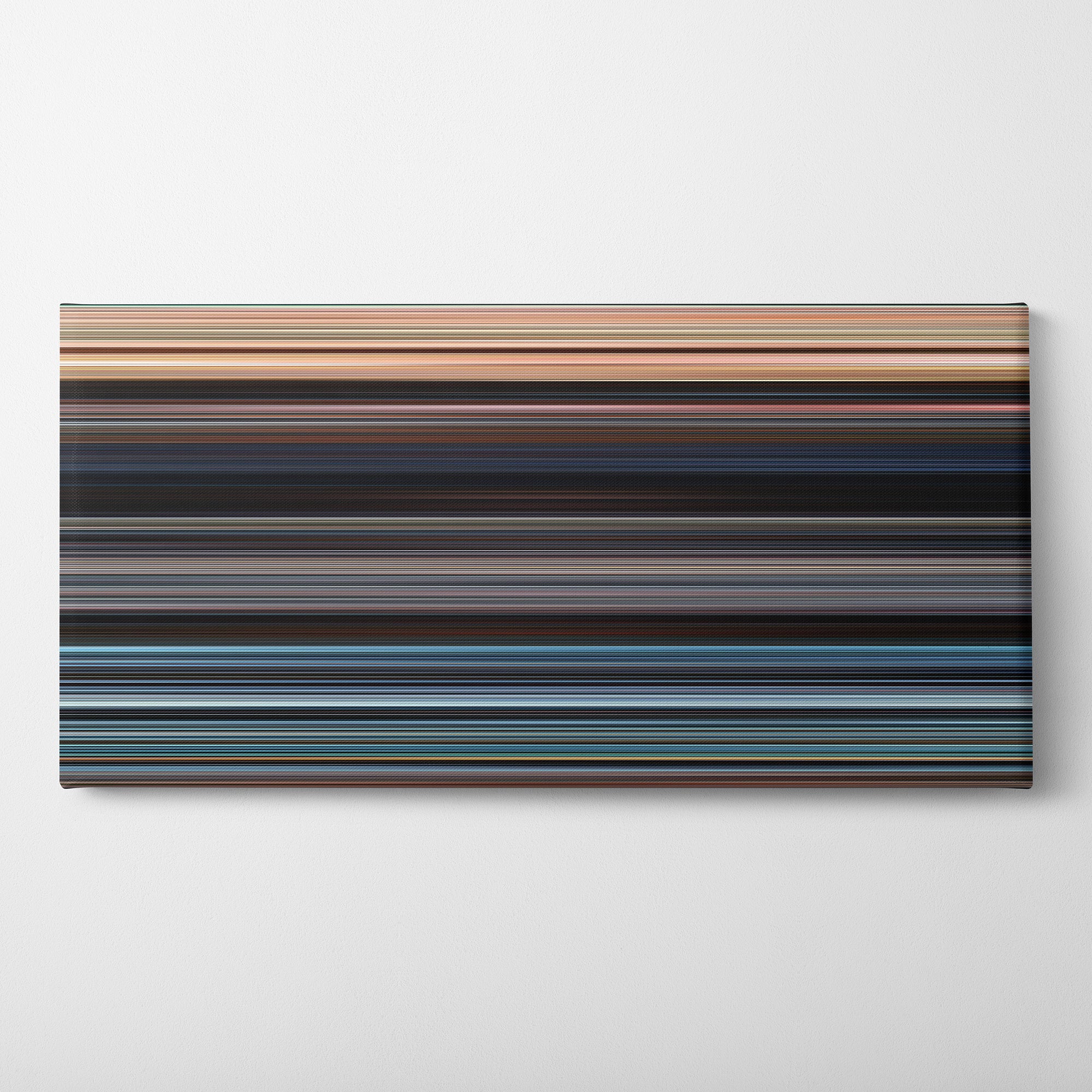 The Fate of the Furious (2017) CineSpectrum Color Spectrum Canvas Print - Horizontal on Wall