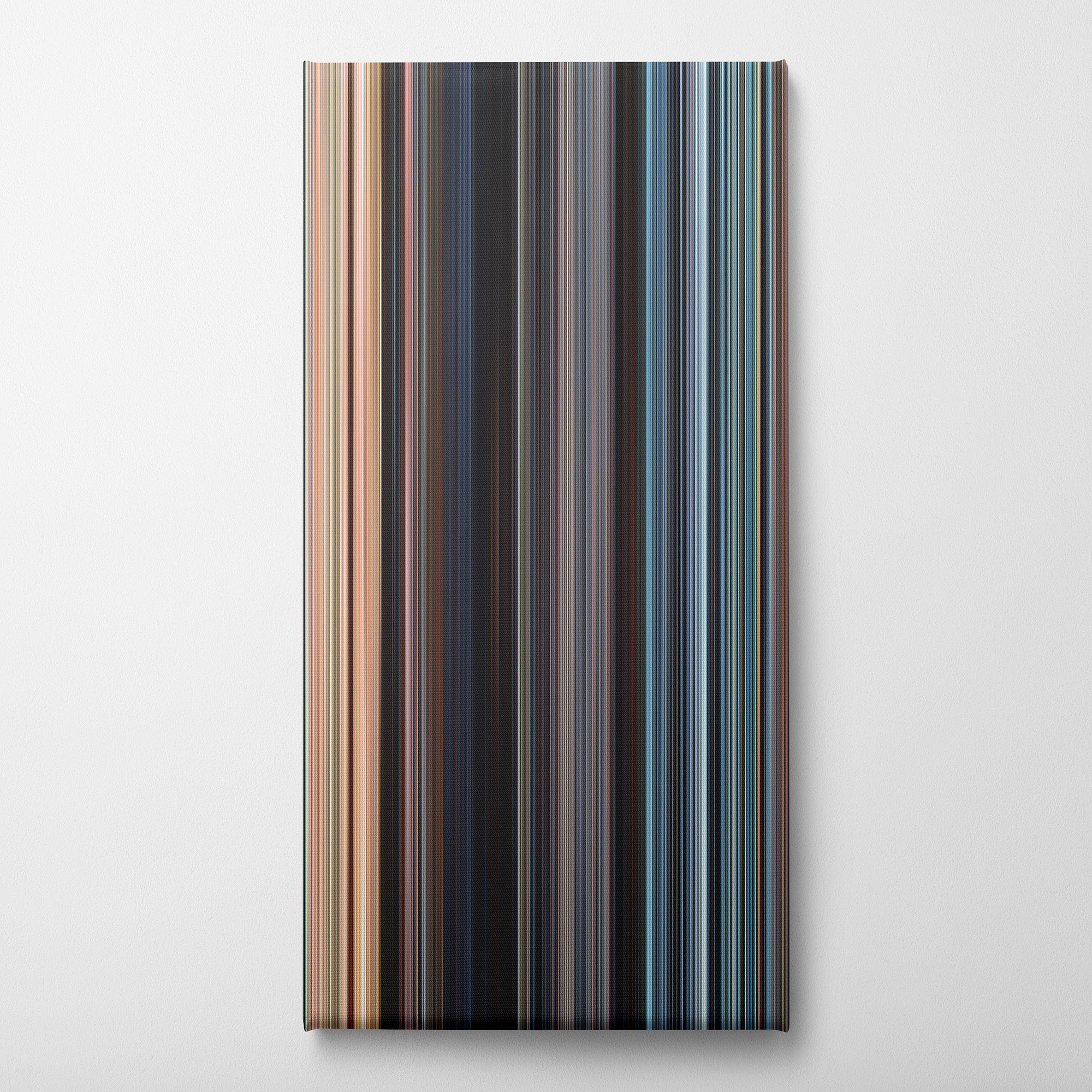 The Fate of the Furious (2017) CineSpectrum Color Spectrum Canvas Print - Vertical on Wall