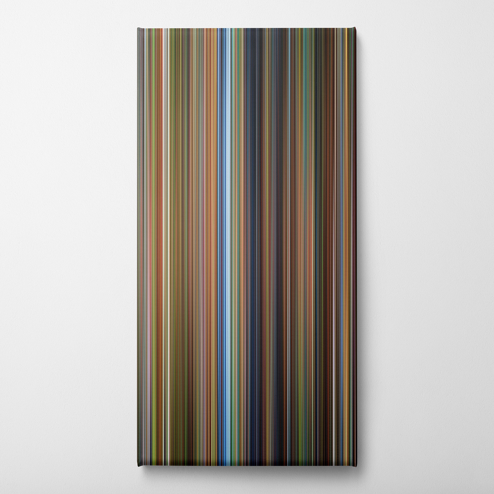 The Fox and the Hound (1981) CineSpectrum Color Spectrum Canvas Print - Vertical on Wall