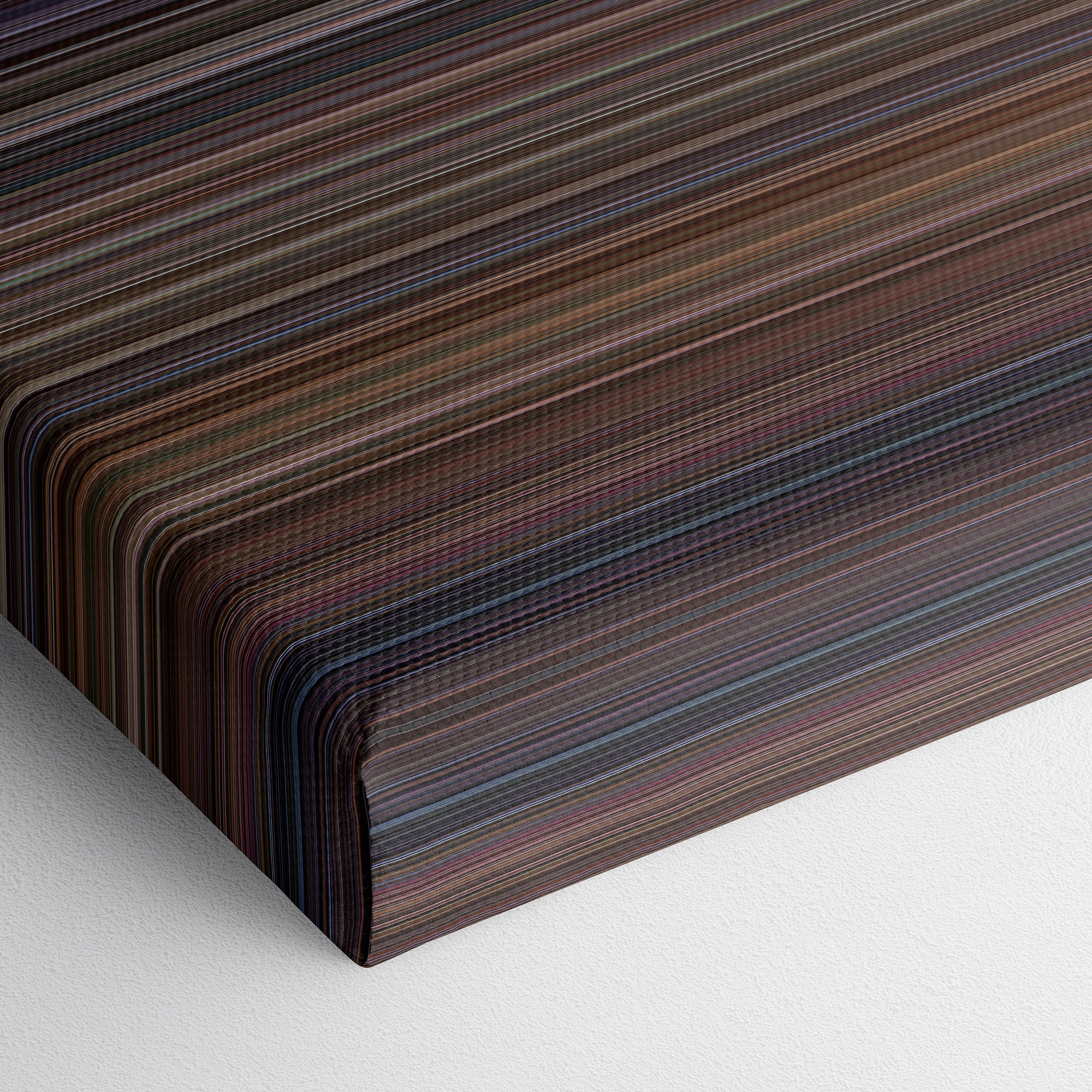 The Fugitive (1993) CineSpectrum Color Spectrum Canvas Print - Close Up of Bottom of Print