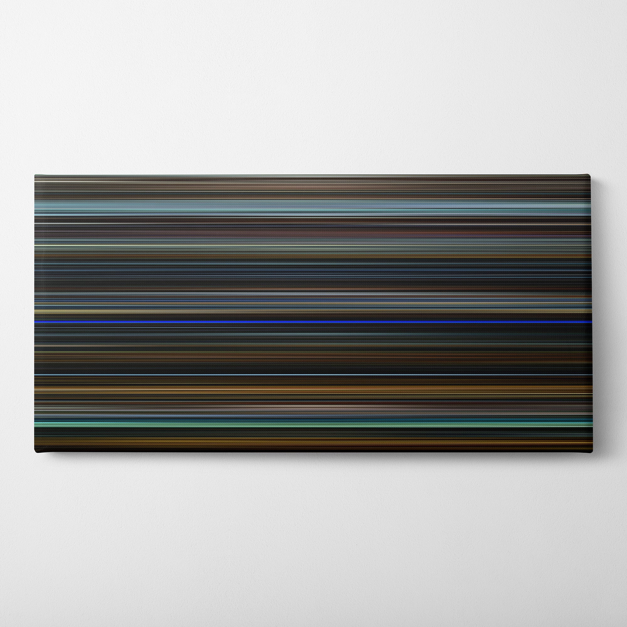 The Game (1997) CineSpectrum Color Spectrum Canvas Print - Horizontal on Wall