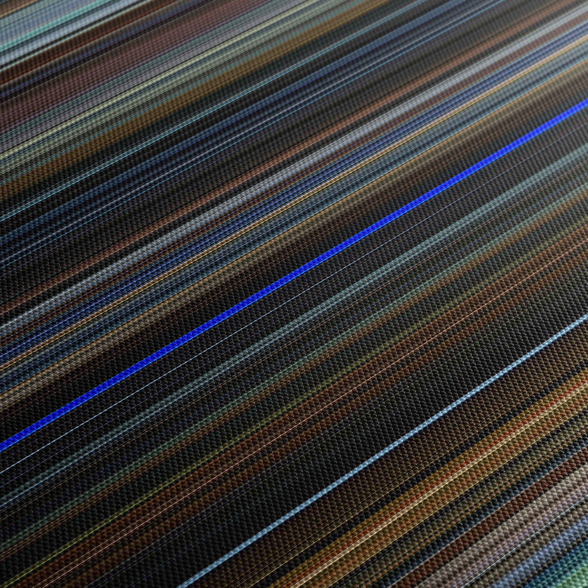 The Game (1997) CineSpectrum Color Spectrum Canvas Print - Close Up of Middle of Print