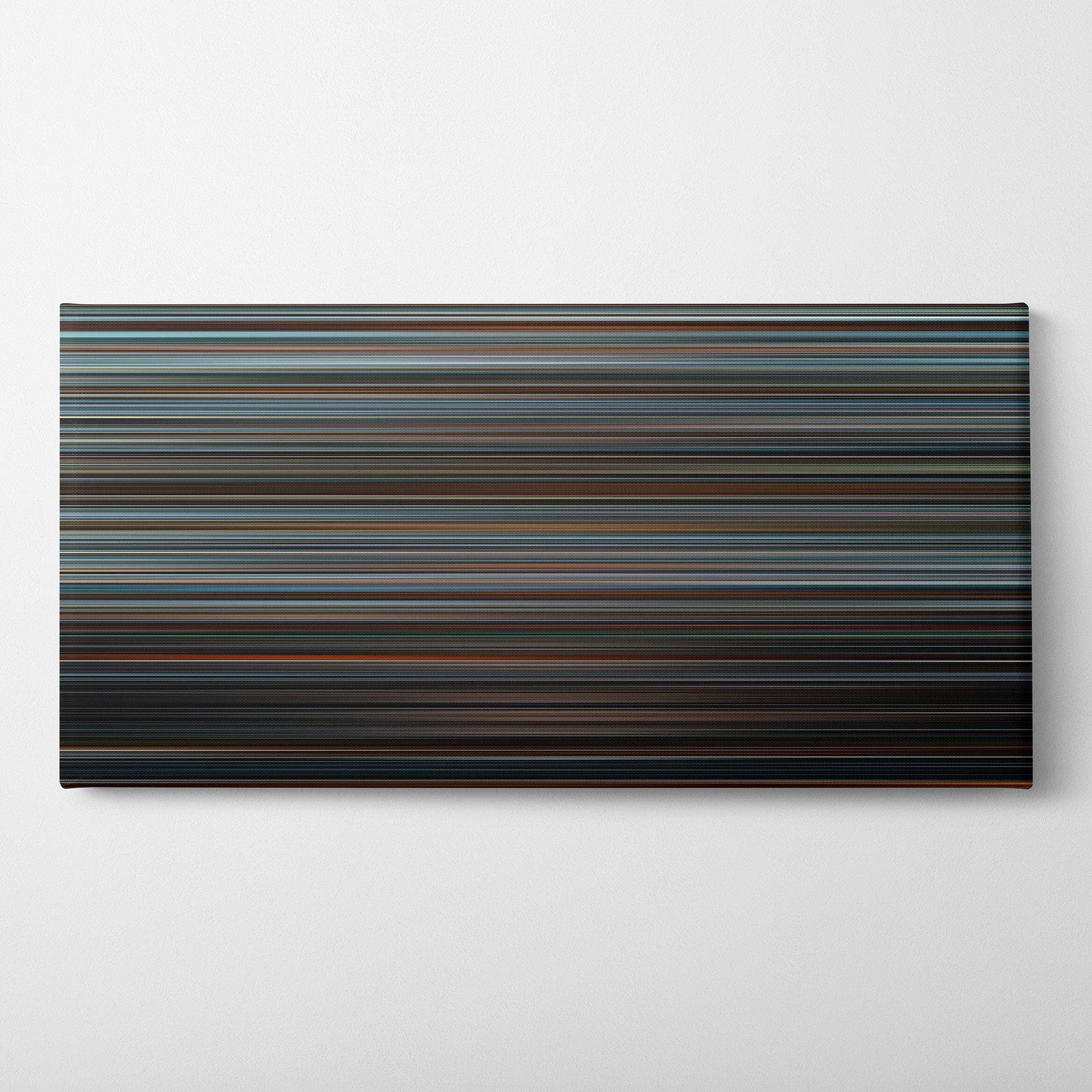The Girl Who Kicked the Hornet's Nest (2009) CineSpectrum Color Spectrum Canvas Print - Horizontal on Wall