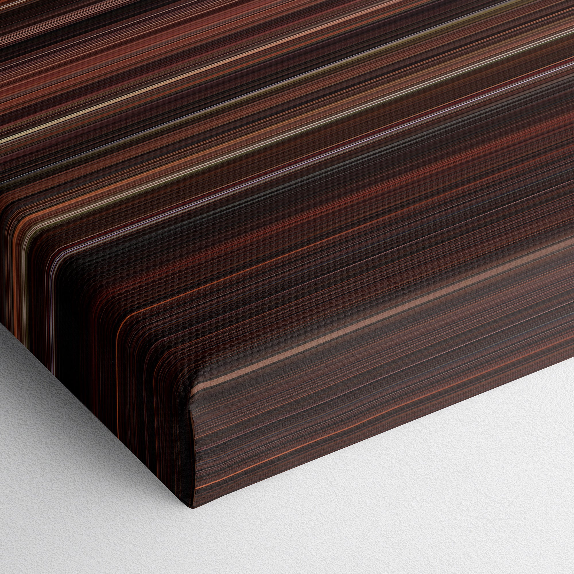The Godfather Part III (1990) CineSpectrum Color Spectrum Canvas Print - Close Up of Bottom of Print