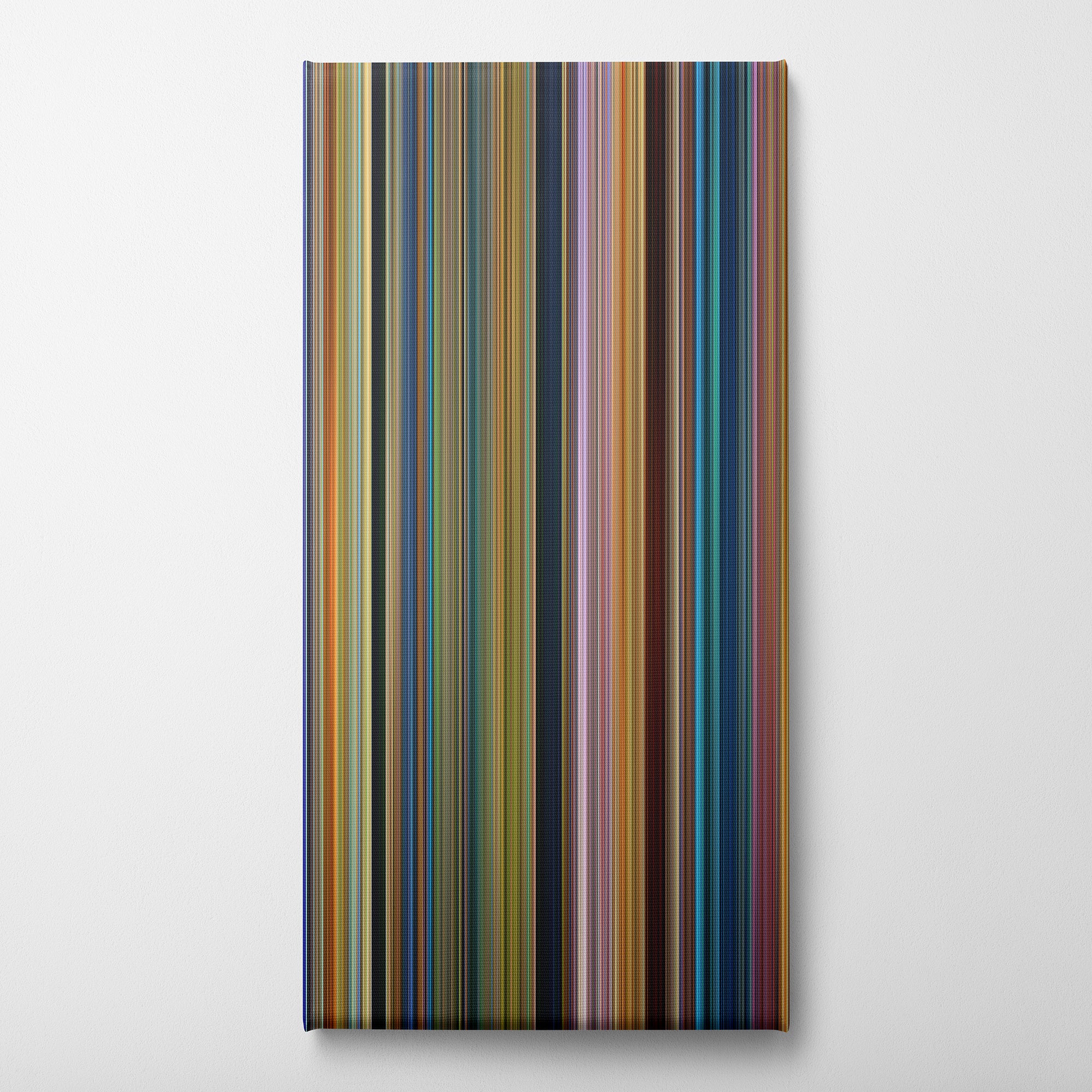 The Good Dinosaur (2015) CineSpectrum Color Spectrum Canvas Print - Vertical on Wall