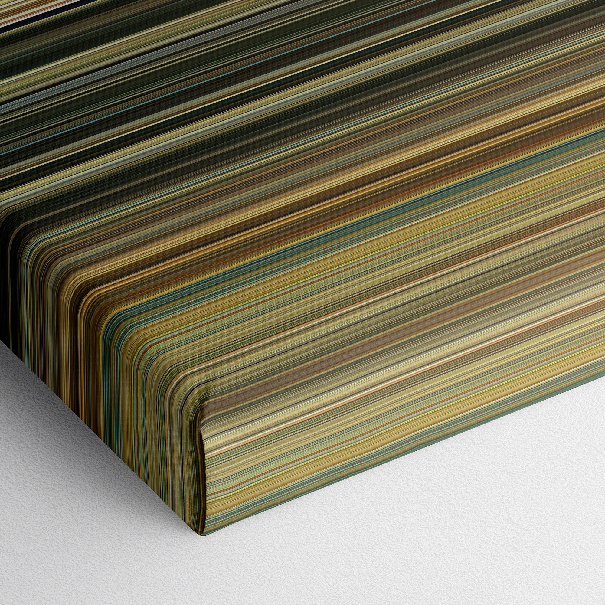 The Good the Bad and the Ugly (1966) CineSpectrum Color Spectrum Canvas Print - Close Up of Bottom of Print