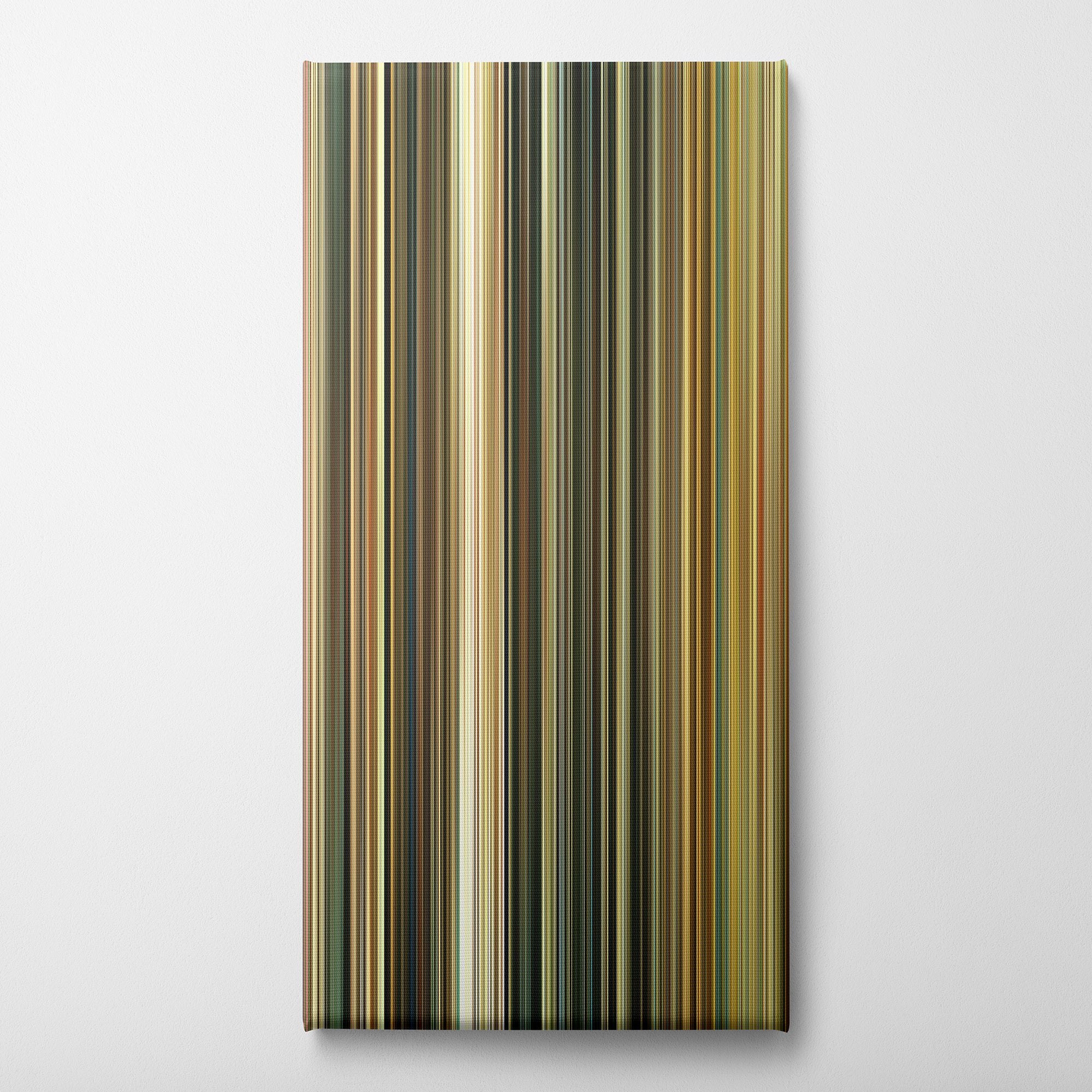 The Good the Bad and the Ugly (1966) CineSpectrum Color Spectrum Canvas Print - Vertical on Wall