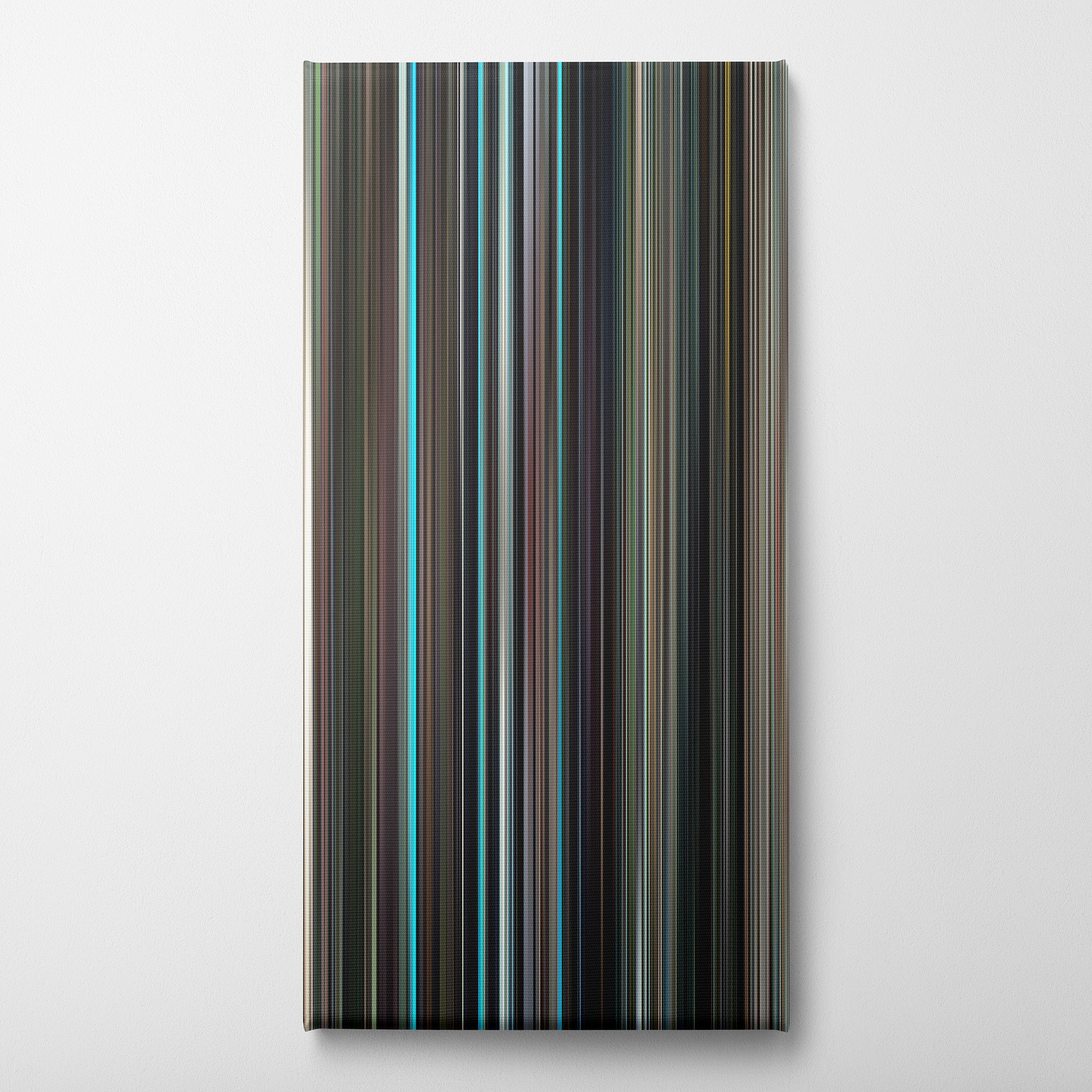 The Graduate (1967) CineSpectrum Color Spectrum Canvas Print - Vertical on Wall
