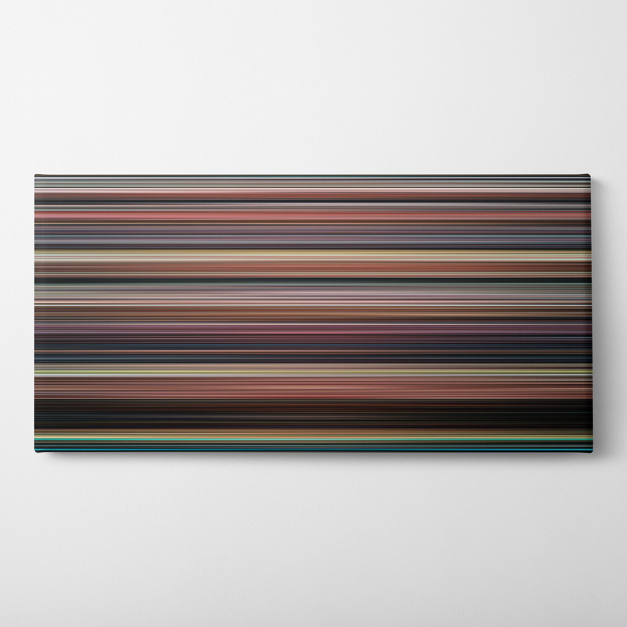 The Great Gatsby (2013) CineSpectrum Color Spectrum Canvas Print - Horizontal on Wall